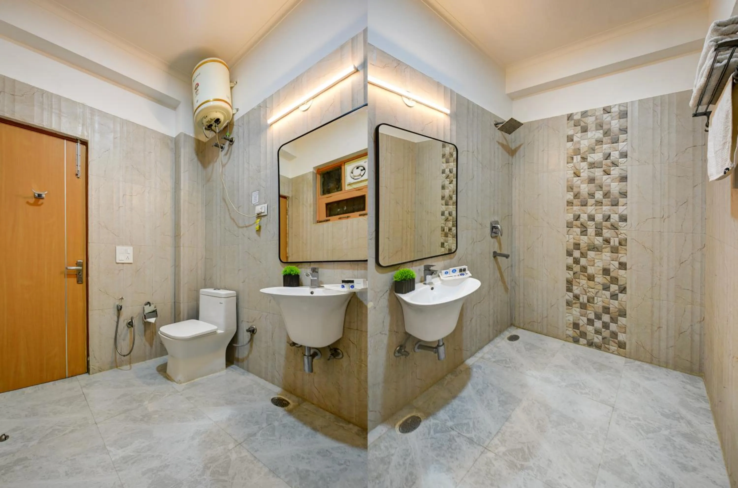Bathroom in Aamantran Residency Hotel, Sohna Road, Sector 49, Gurugram