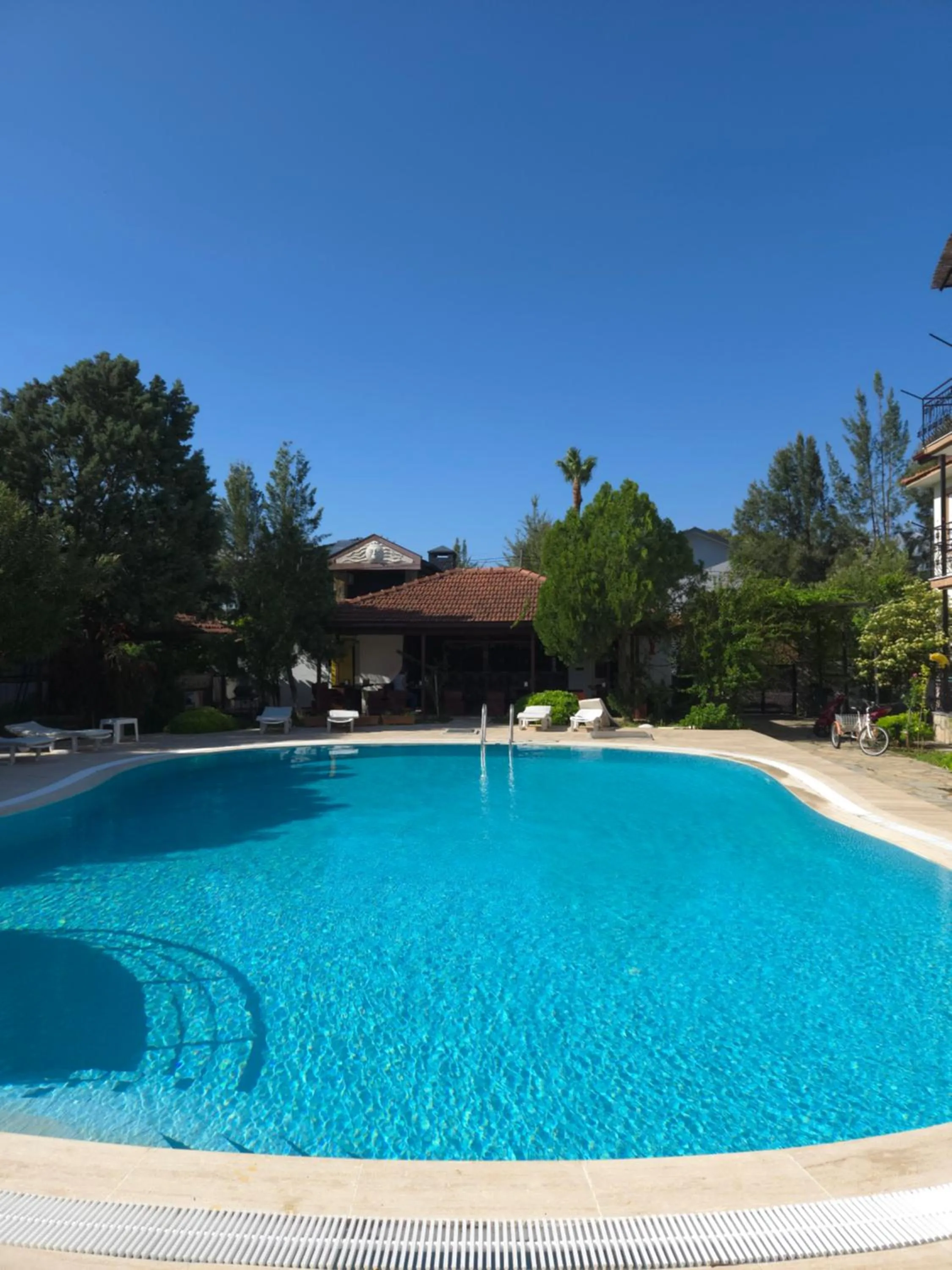 Pool view in Angels Garden Dalyan