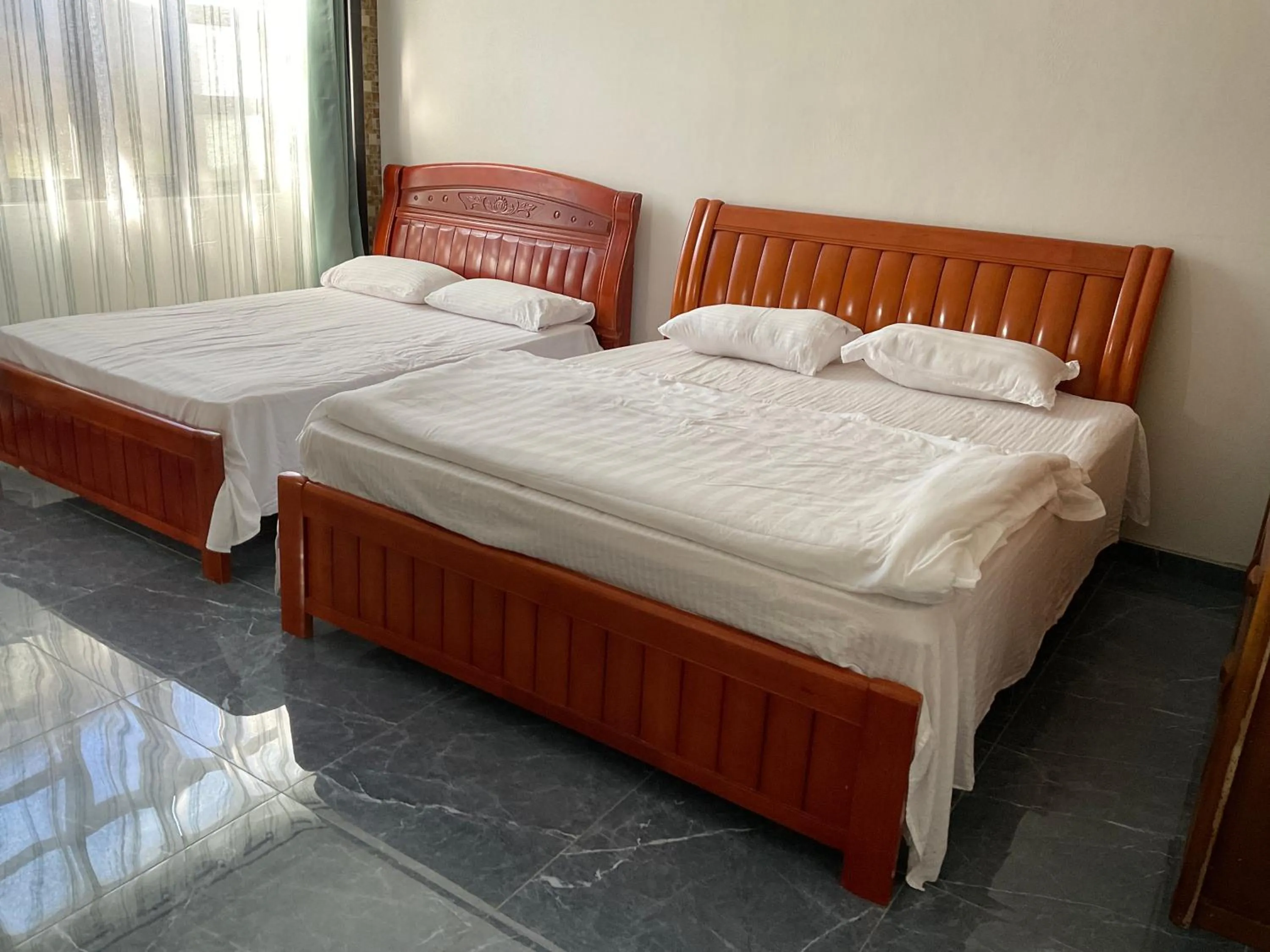 Bed in Mahe Holiday Resort