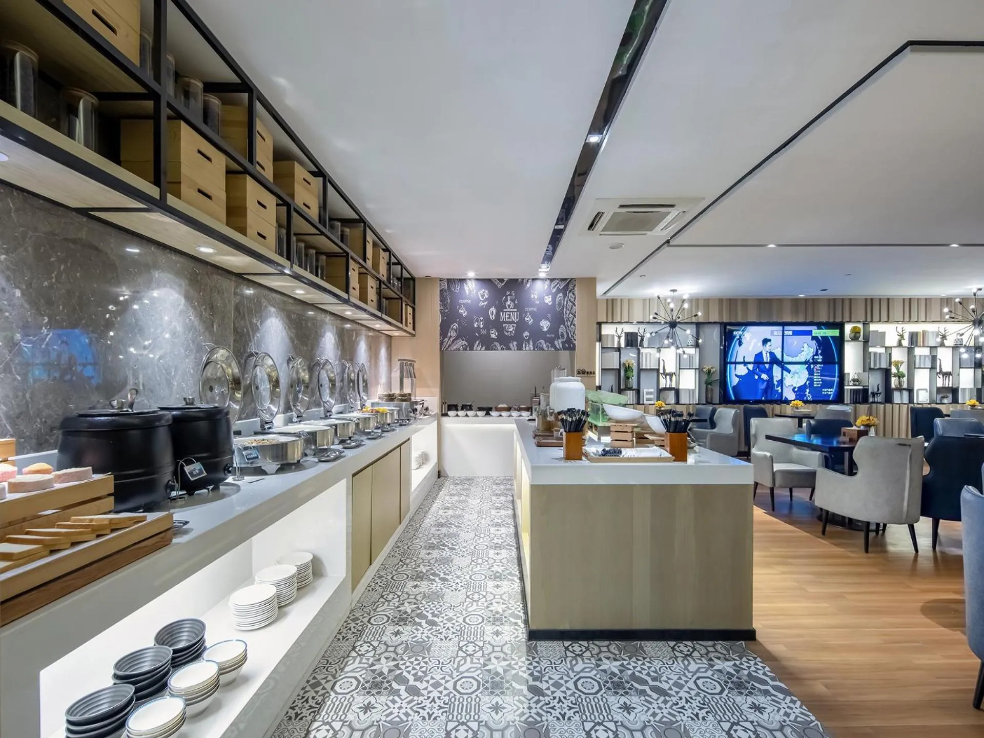 Restaurant/places to eat in Echarm Hotel Nanning the MixC Exhibition Center Metro Station