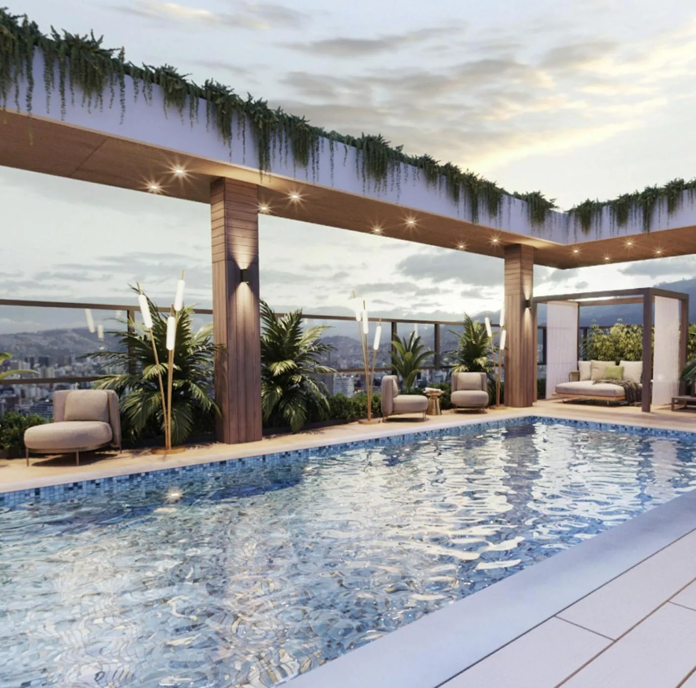 Swimming pool in New Coliving Ecuador Luxury Residences