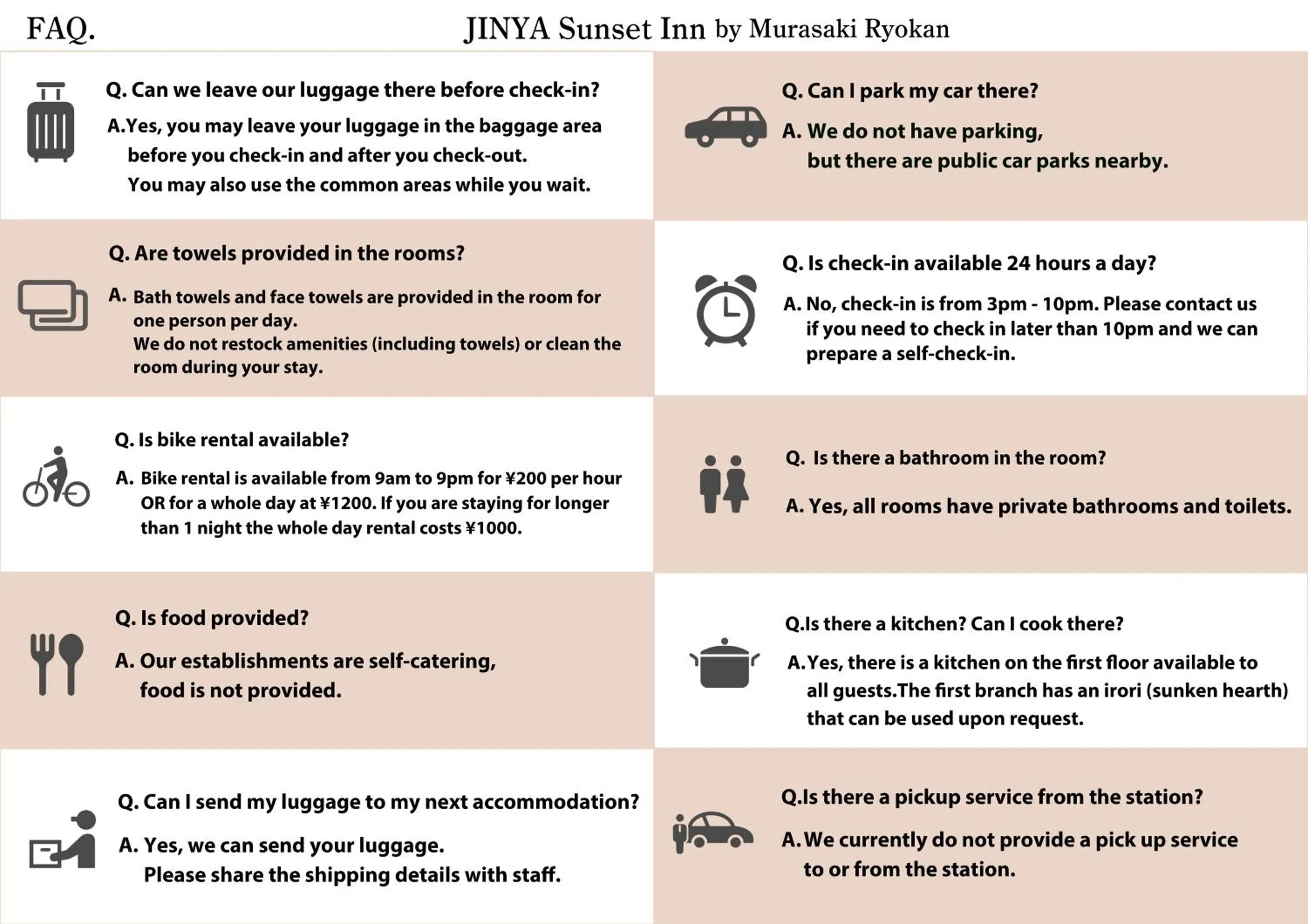 Text overlay in Jinya Sunset Inn by Murasaki