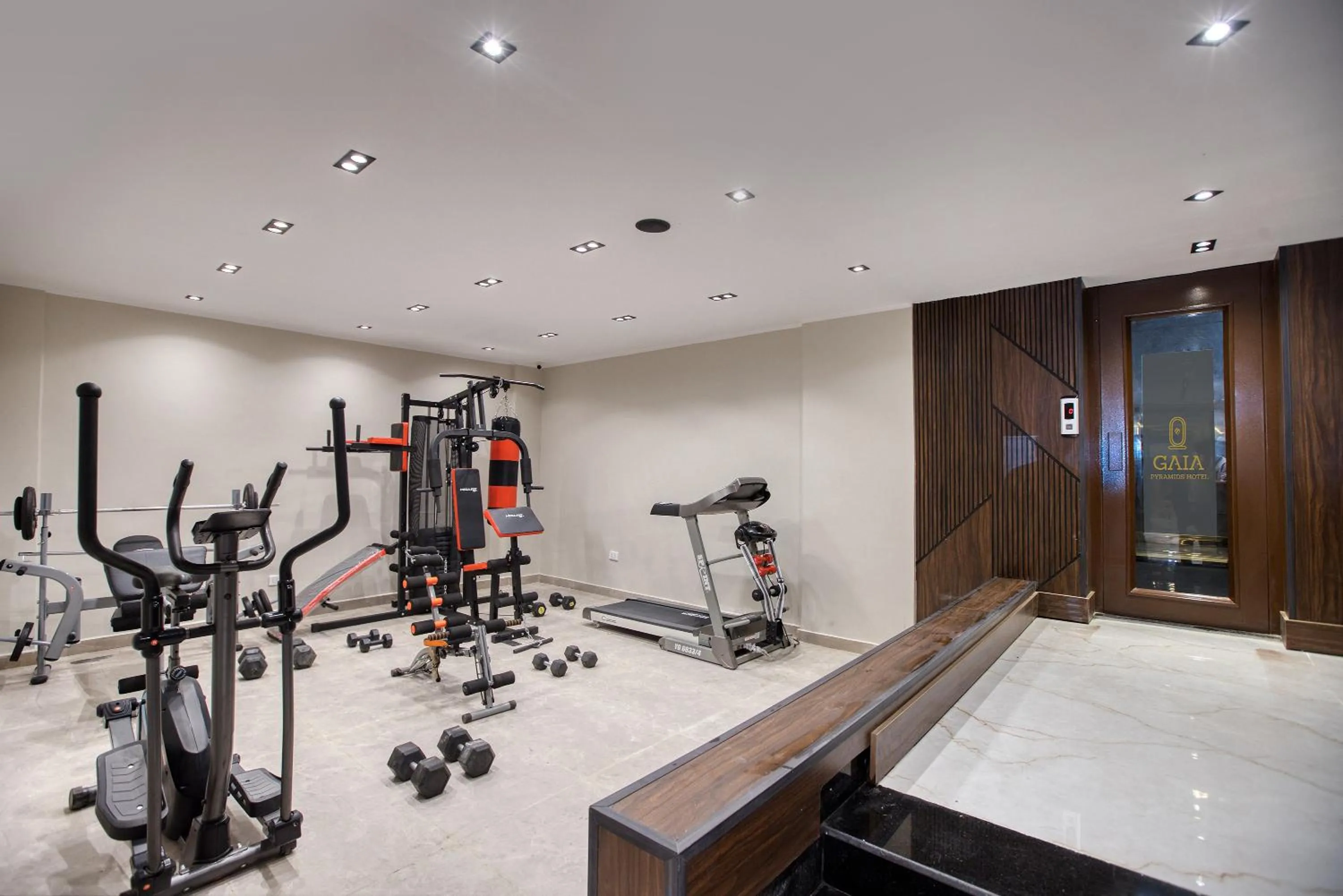 Fitness centre/facilities in Gaia Pyramids Hotel