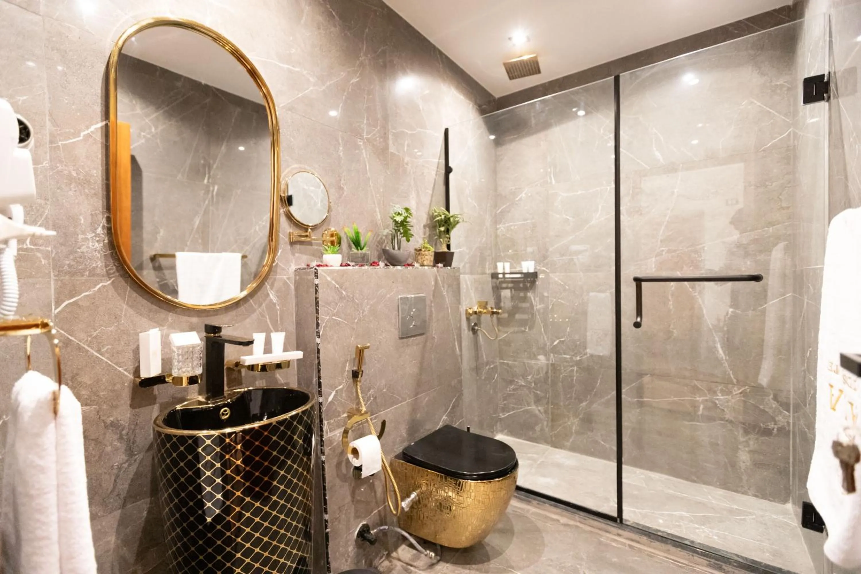 Bathroom in Gaia Pyramids Hotel