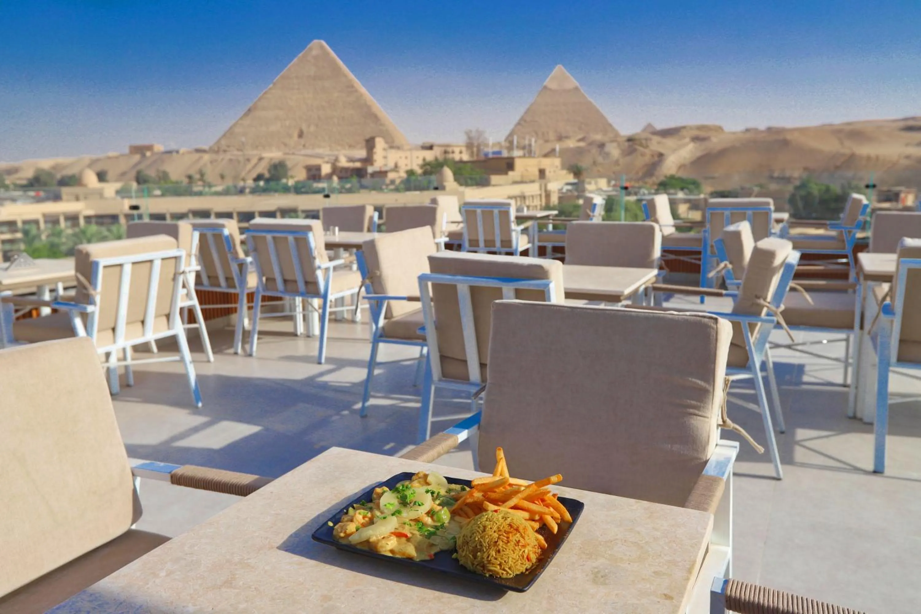 Nearby landmark in Gaia Pyramids Hotel