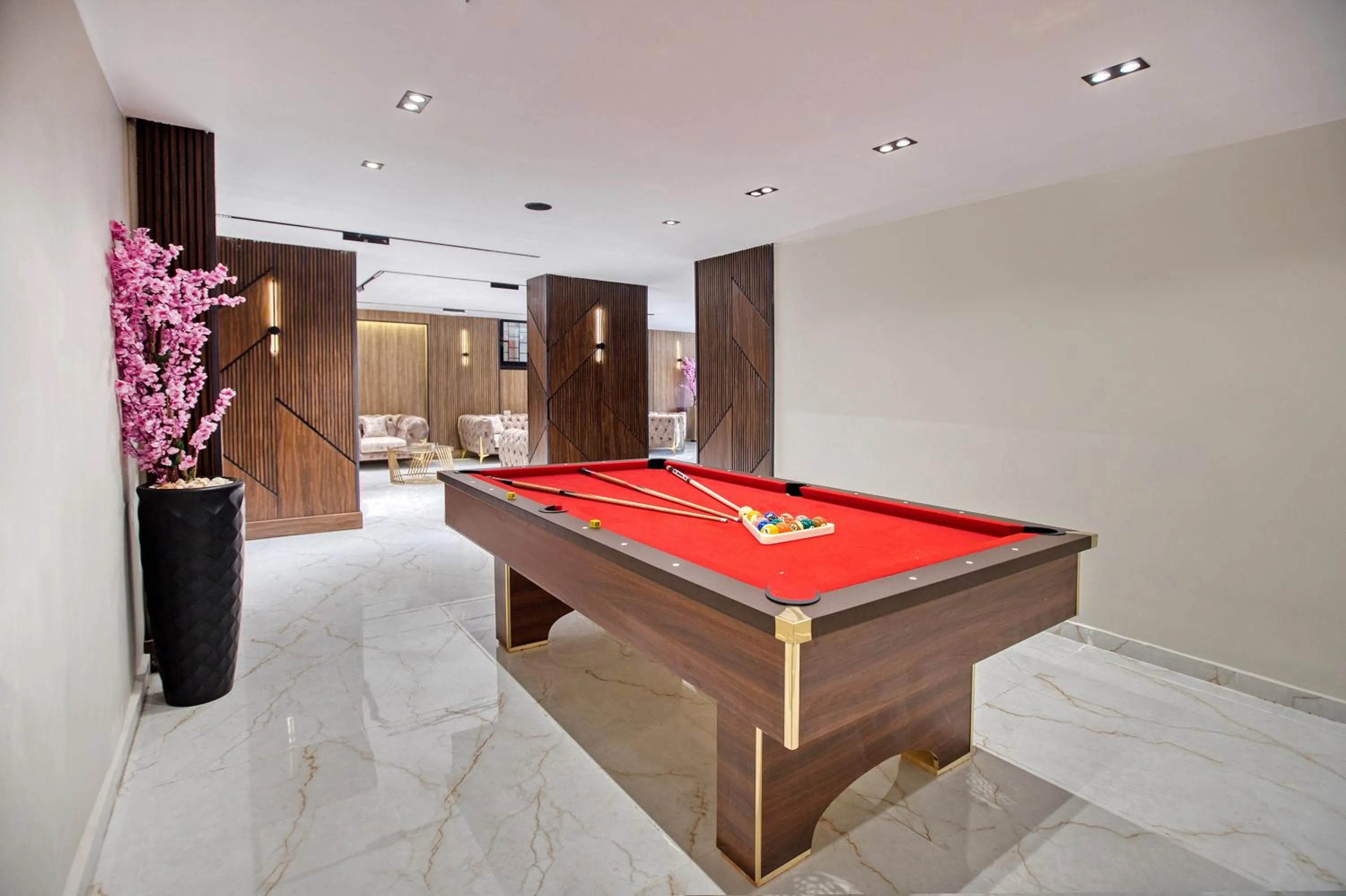 Billiard in Gaia Pyramids Hotel