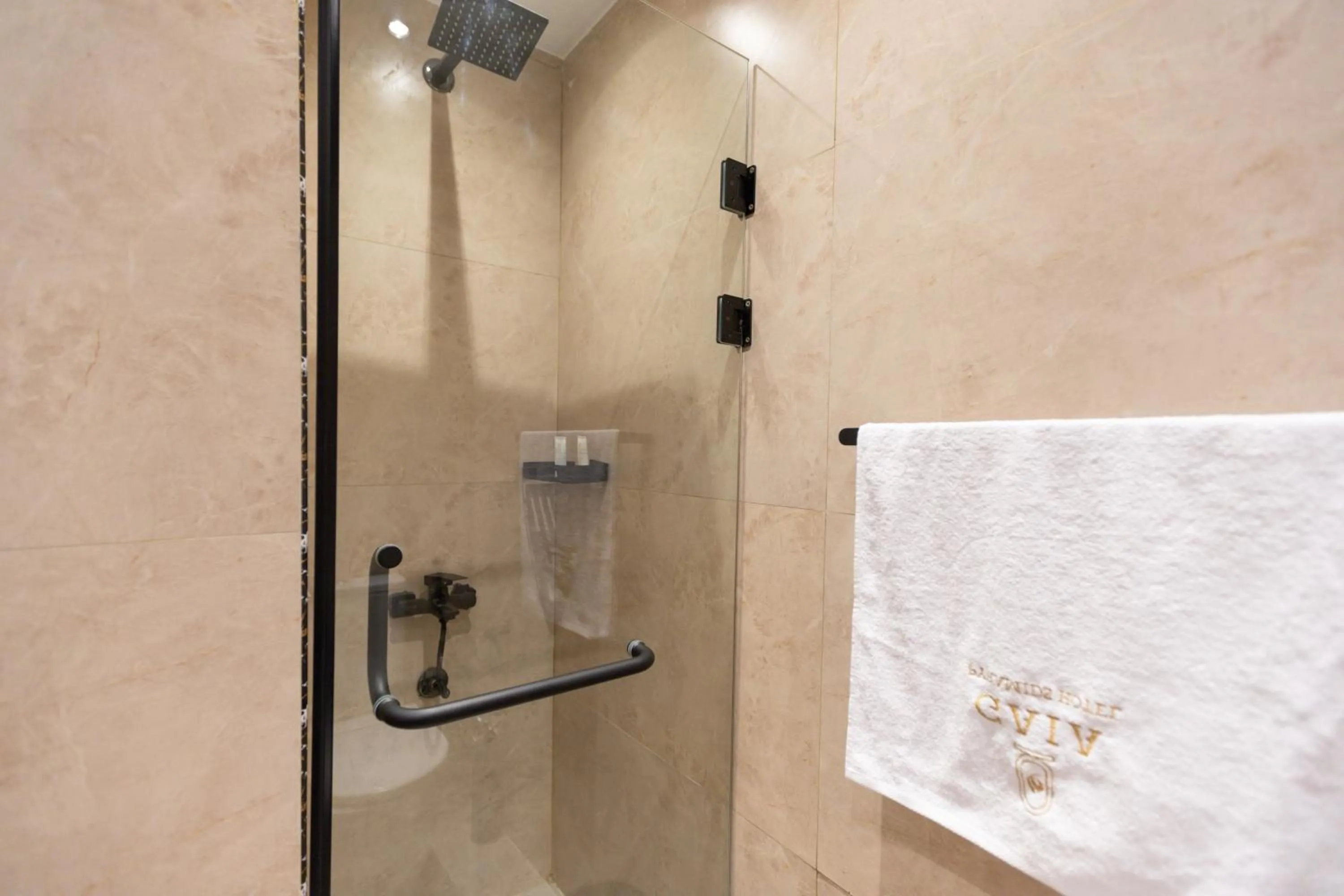 Shower in Gaia Pyramids Hotel