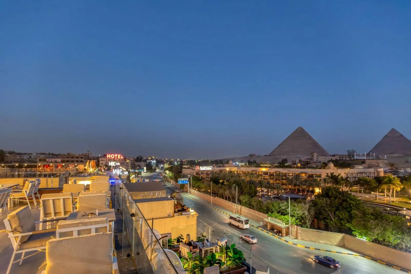 Nearby landmark in Gaia Pyramids Hotel