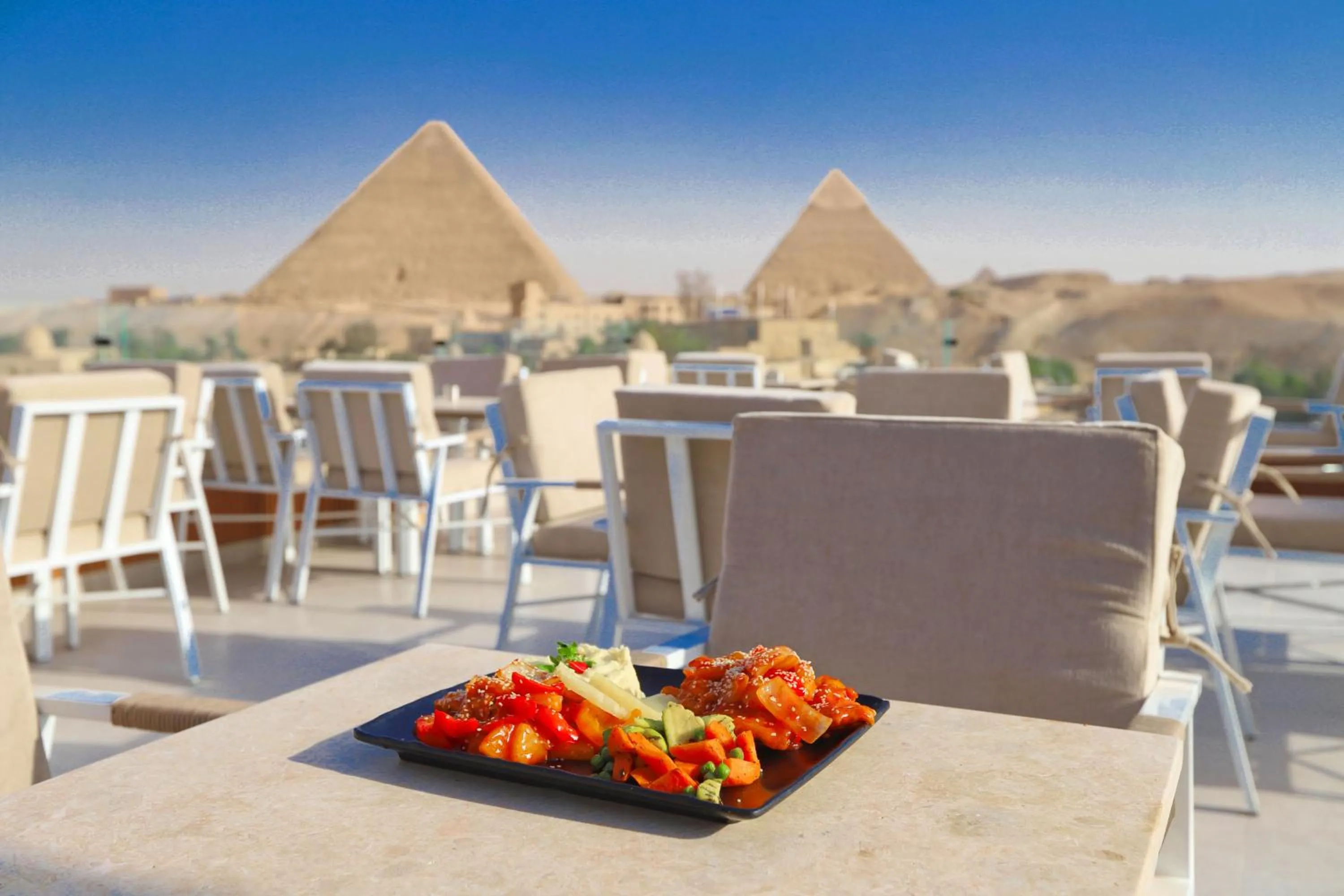 Natural landscape in Gaia Pyramids Hotel