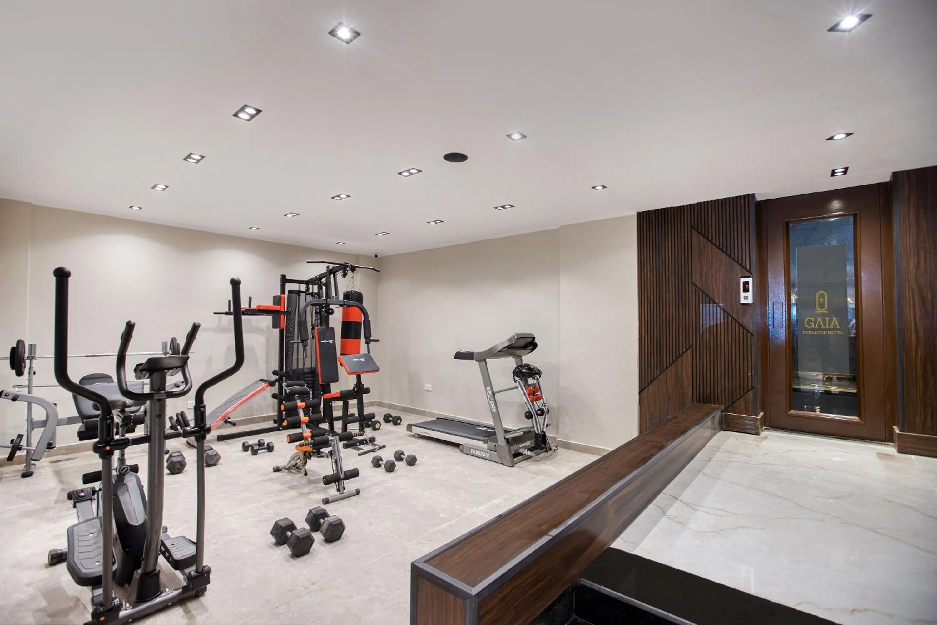 Fitness centre/facilities in Gaia Pyramids Hotel