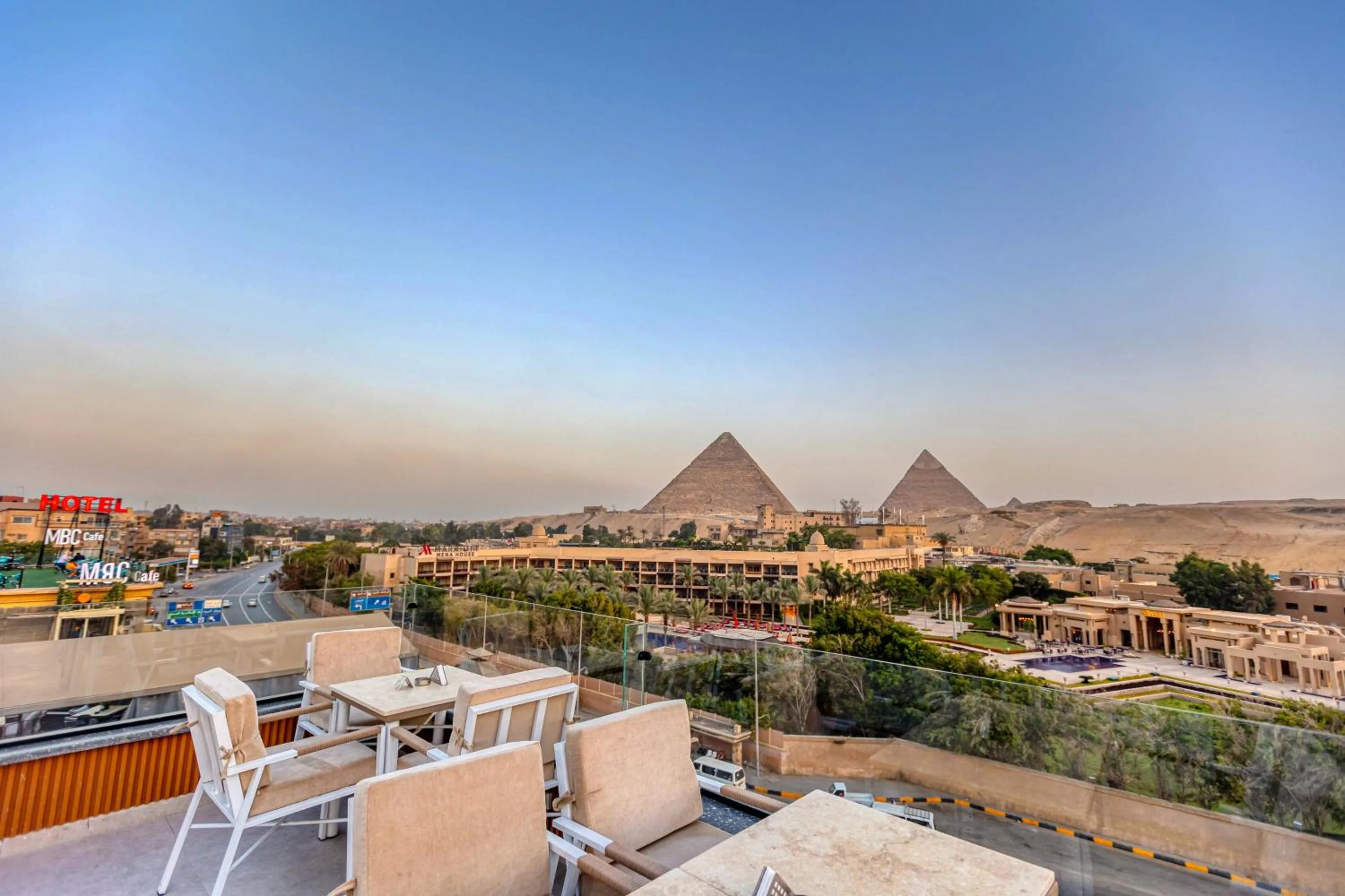 Nearby landmark in Gaia Pyramids Hotel