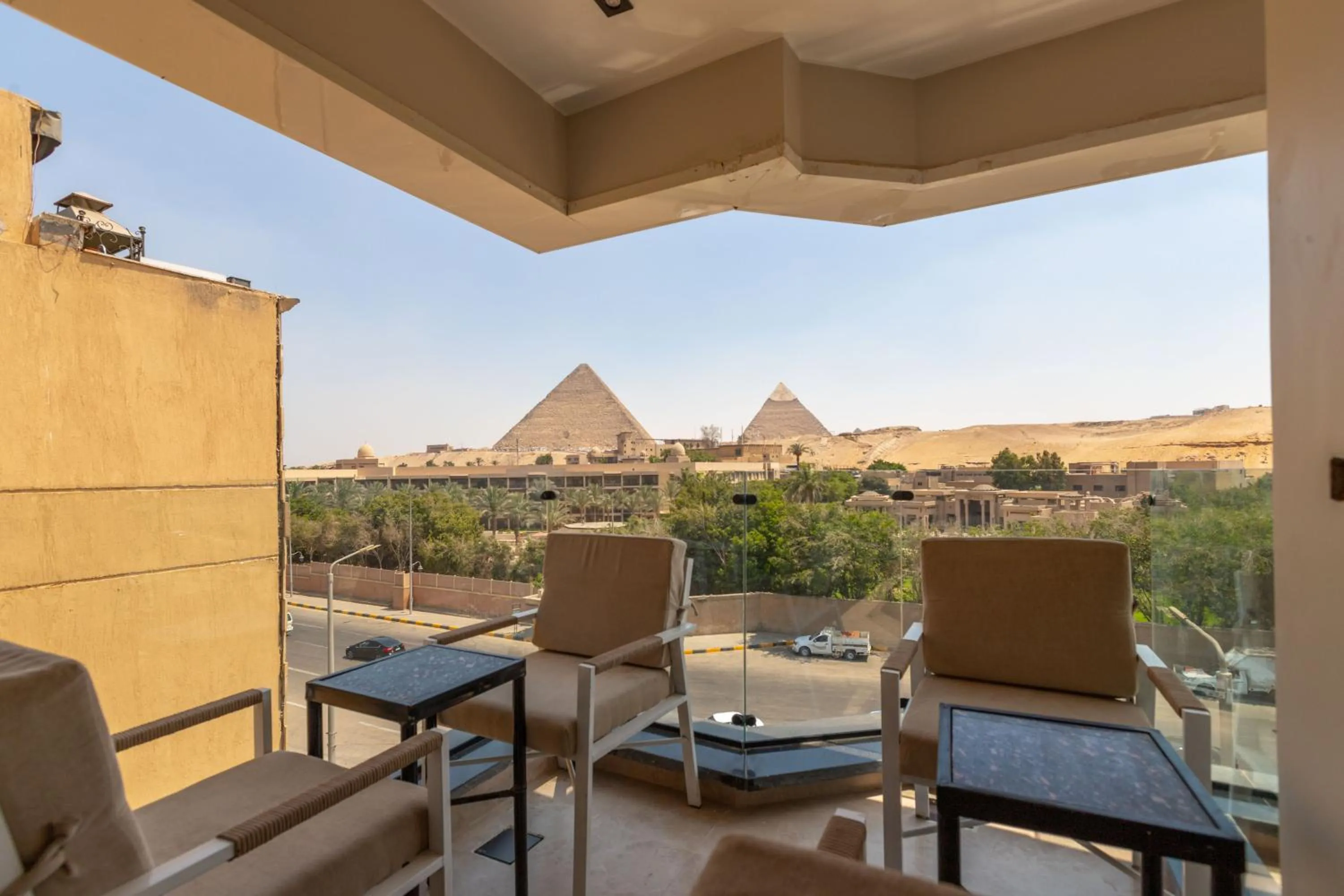 View (from property/room) in Gaia Pyramids Hotel
