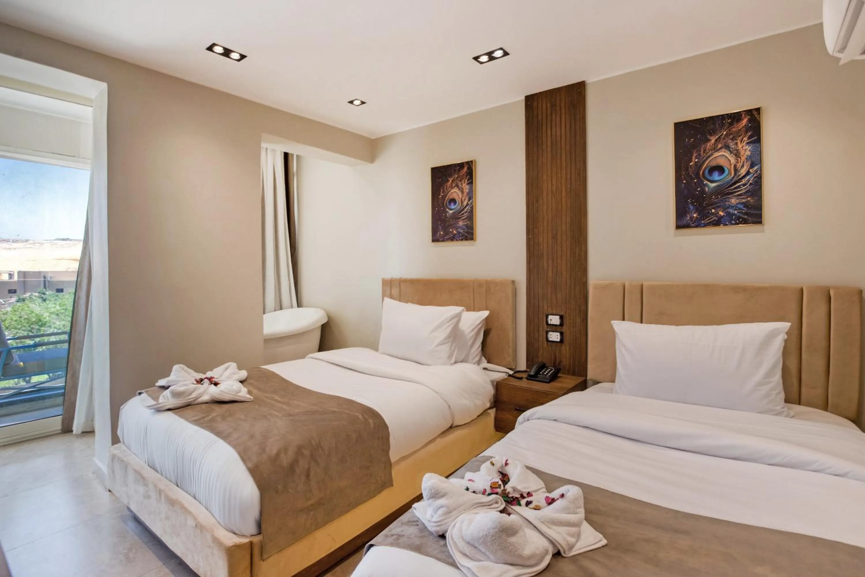 Photo of the whole room, Bed in Gaia Pyramids Hotel