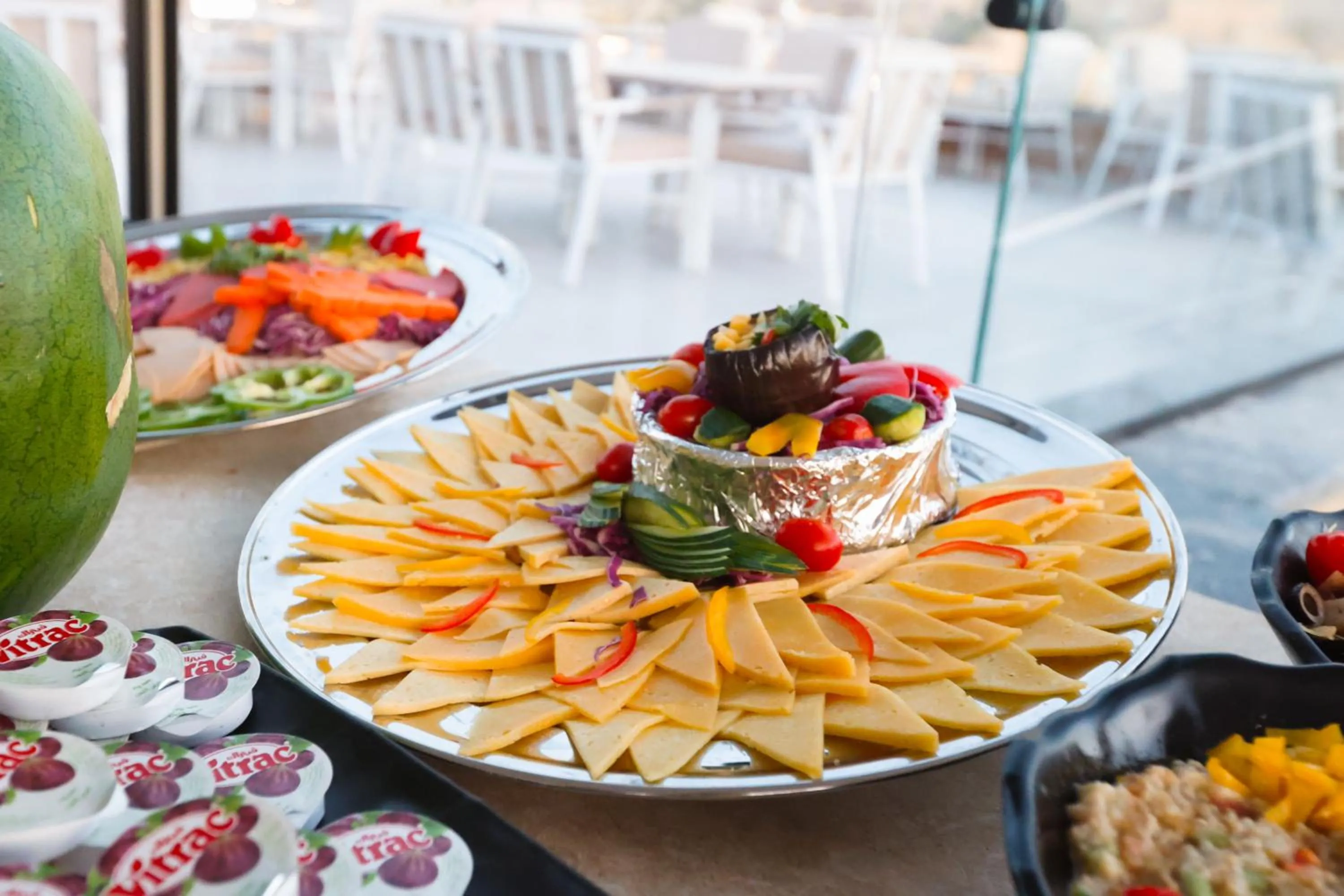 Food and drinks in Gaia Pyramids Hotel