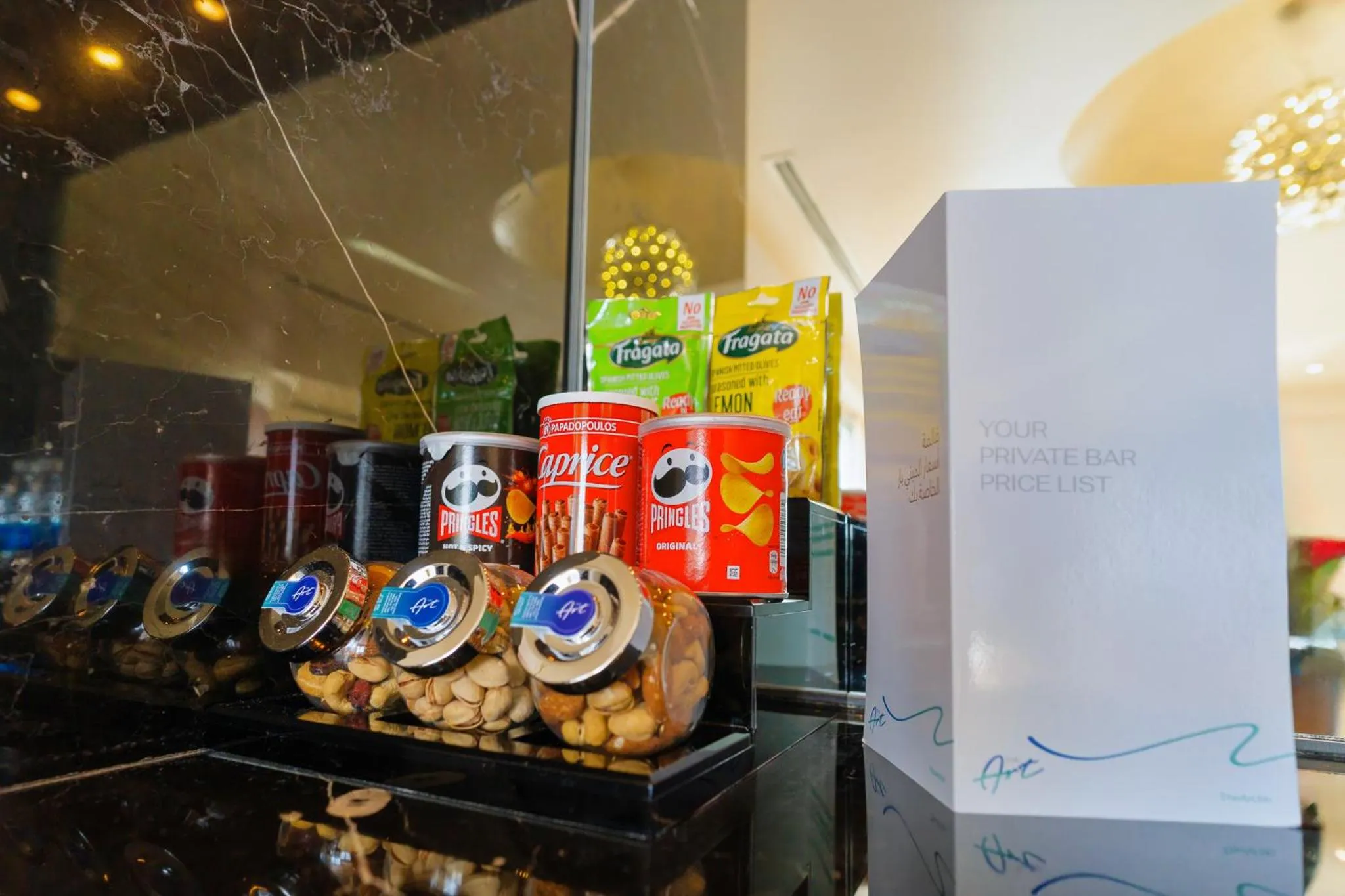 minibar in The Art Hotel & Resort