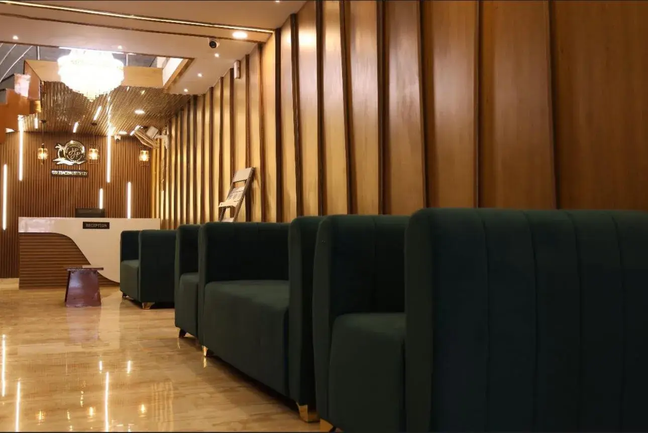 Lobby or reception in Hotel president park Coimbatore Lobby or reception in Hotel president park Coimbatore