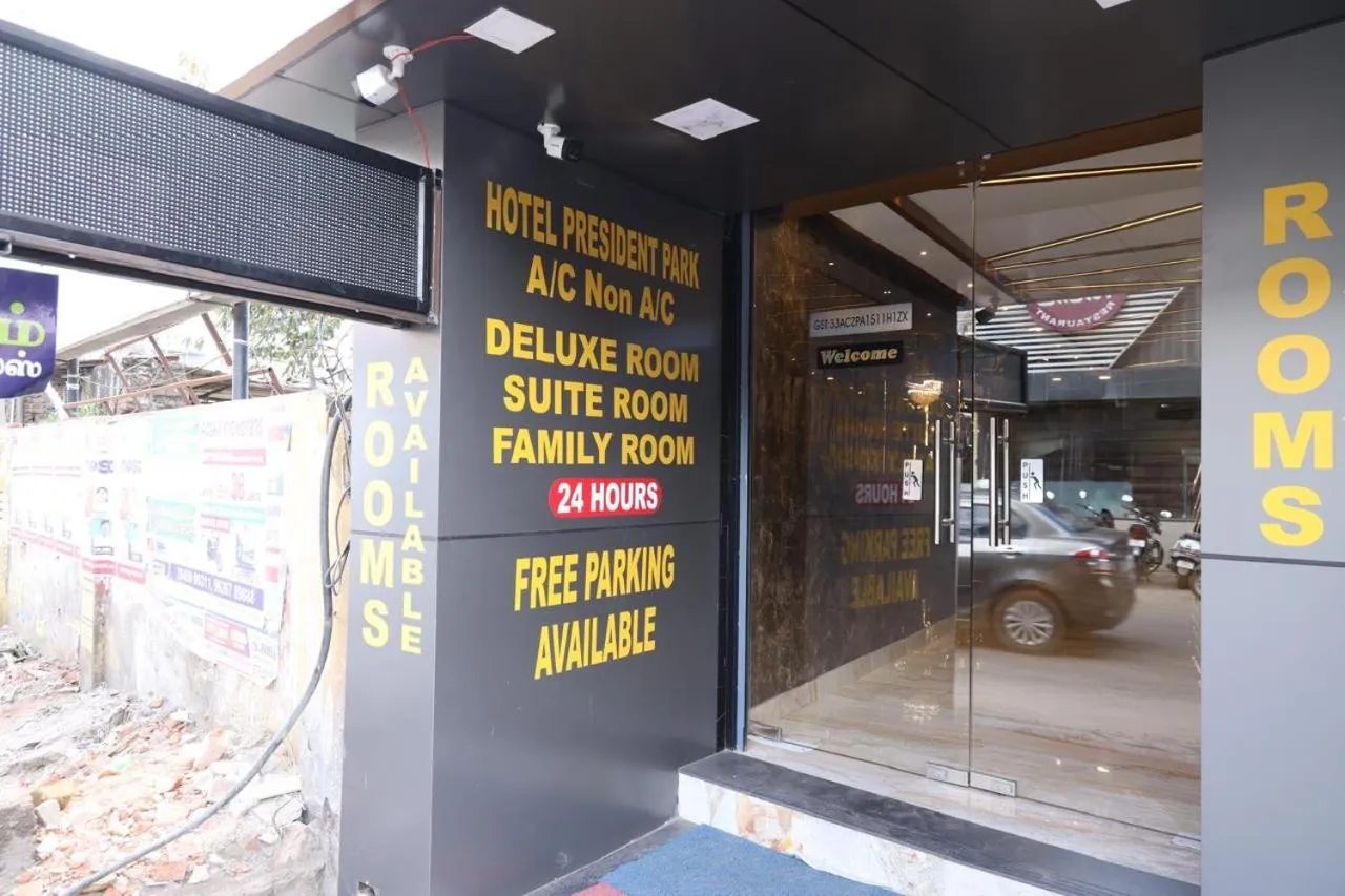 Lobby or reception in Hotel president park Coimbatore