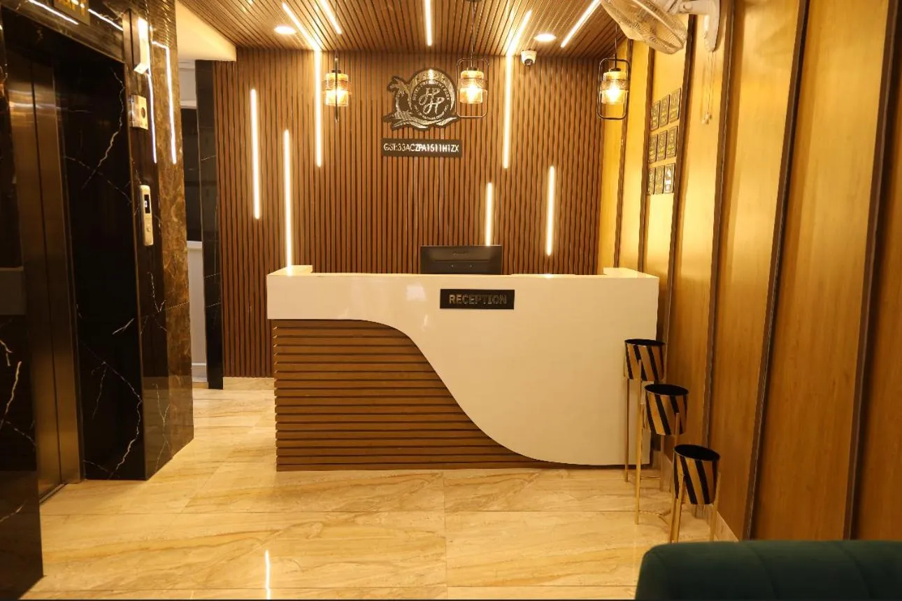 Lobby or reception in Hotel president park Coimbatore