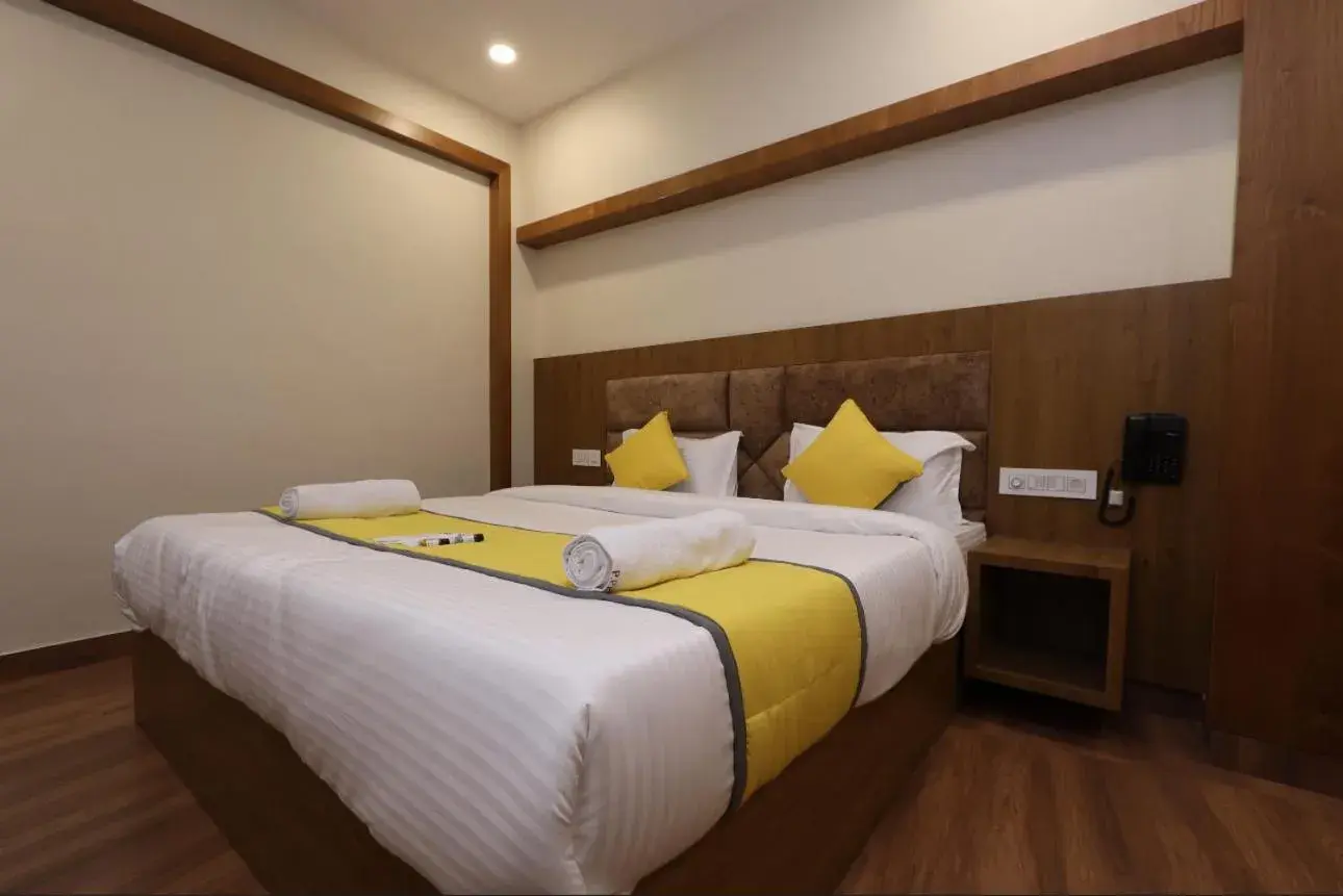 View (from property/room), Bed in Hotel president park Coimbatore View (from property/room), Bed in Hotel president park Coimbatore