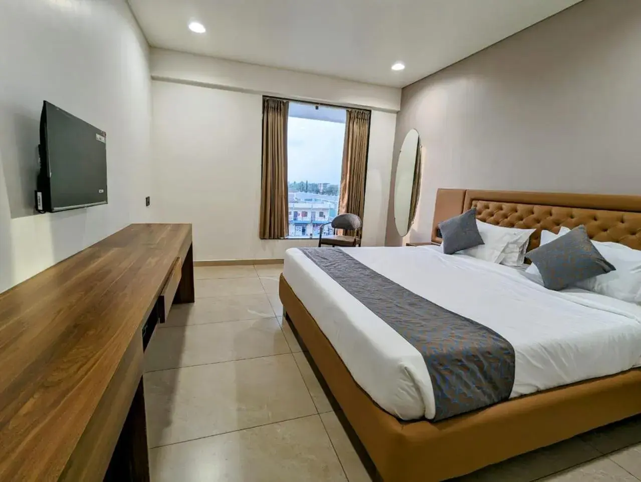 Bed in Hotel Majestic By NxtJen Hospitality Bed in Hotel Majestic By NxtJen Hospitality
