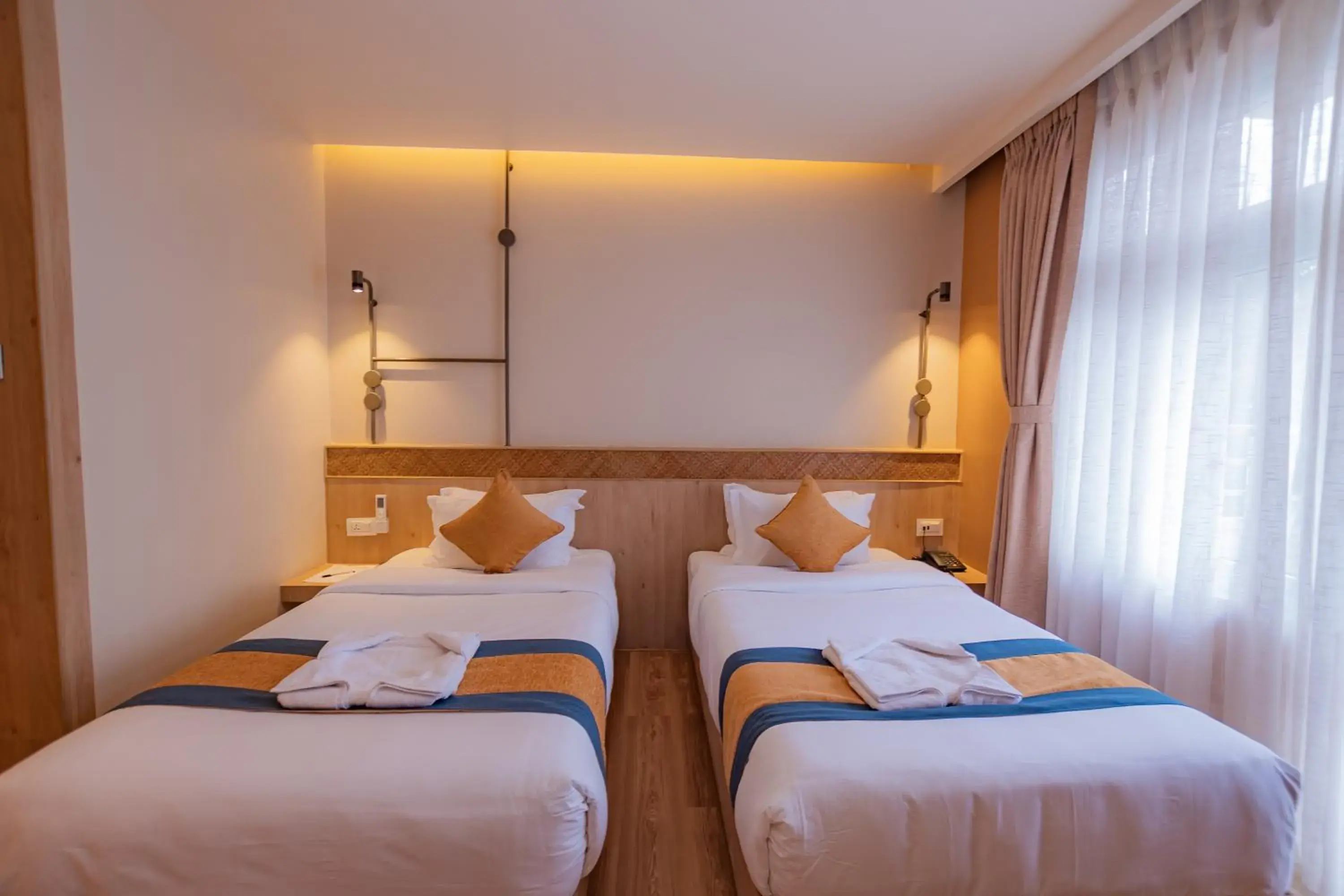 Bedroom, Bed in Hotel Vistara Bedroom, Bed in Hotel Vistara