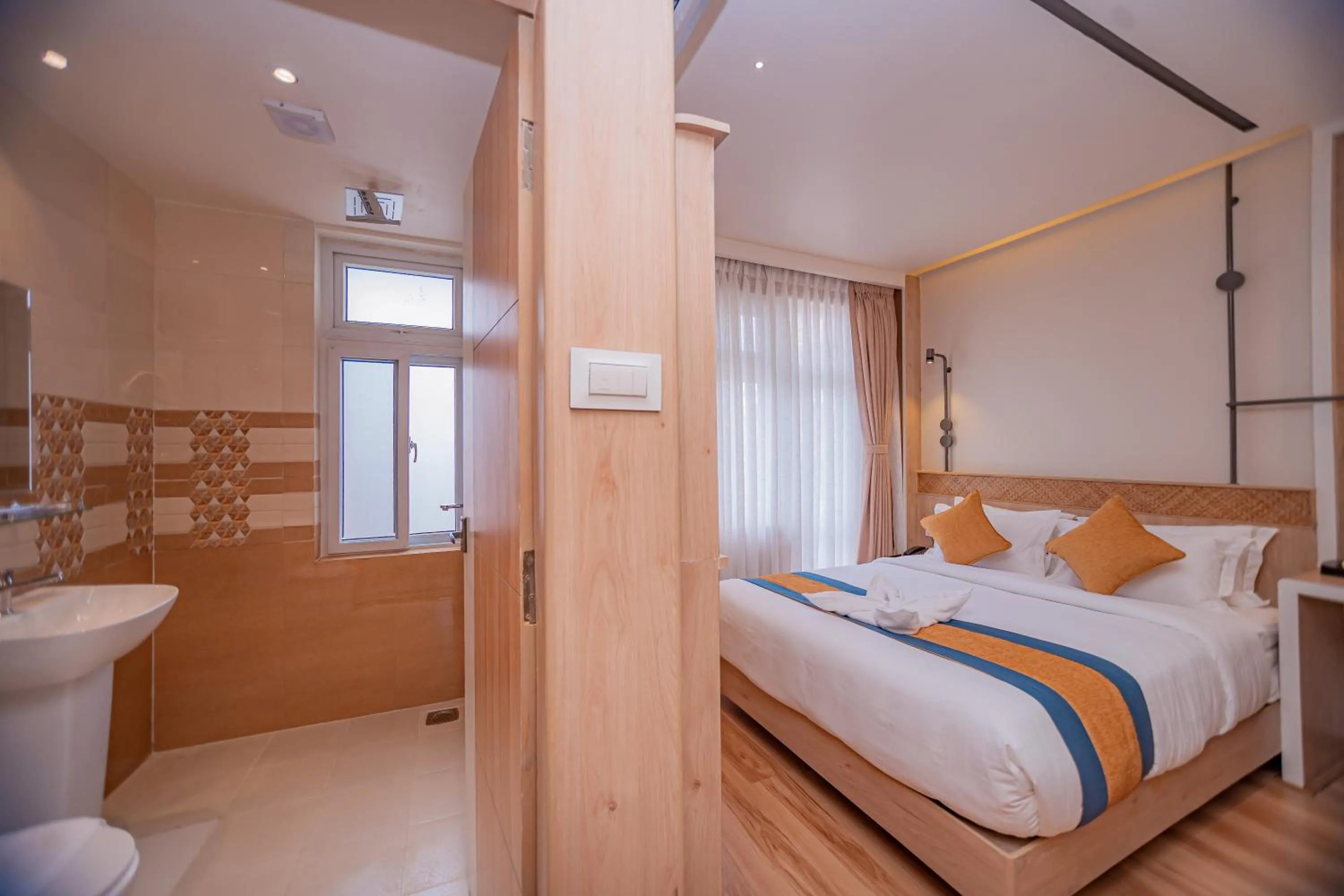 Bed in Hotel Vistara