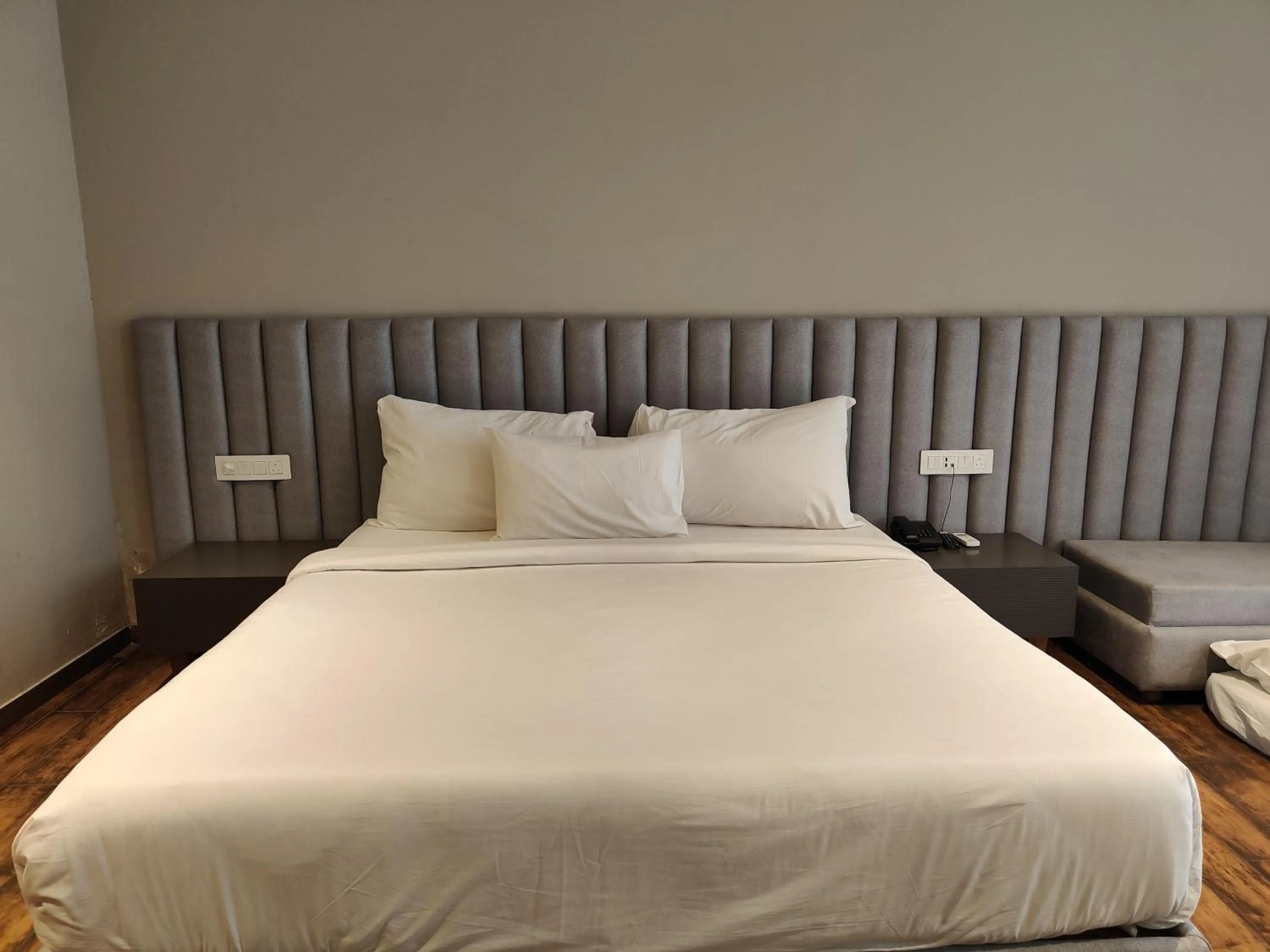 Bed in The Democracy Hotel & Resorts