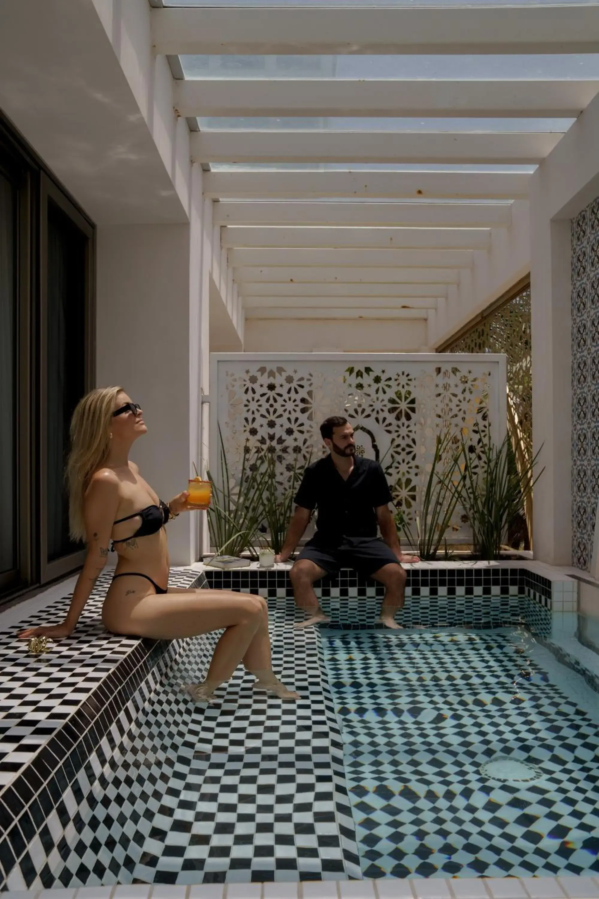 Pool view in Sana Tulum Beachfront Boutique Hotel Pool view in Sana Tulum Beachfront Boutique Hotel