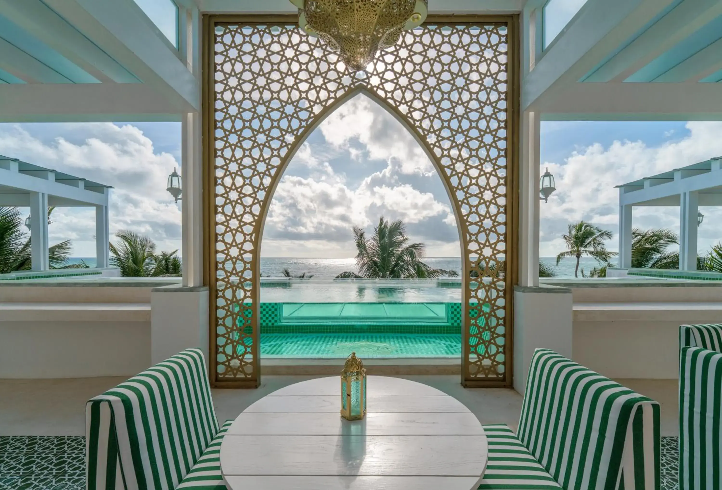 Pool view in Sana Tulum Beachfront Boutique Hotel Pool view in Sana Tulum Beachfront Boutique Hotel