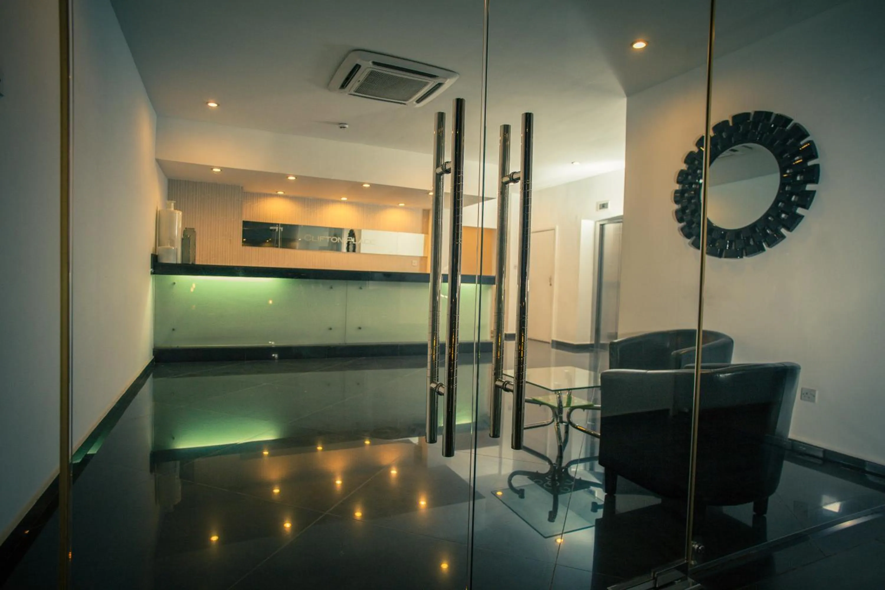 Lobby or reception in Accra Luxury Apartments at Clifton Place