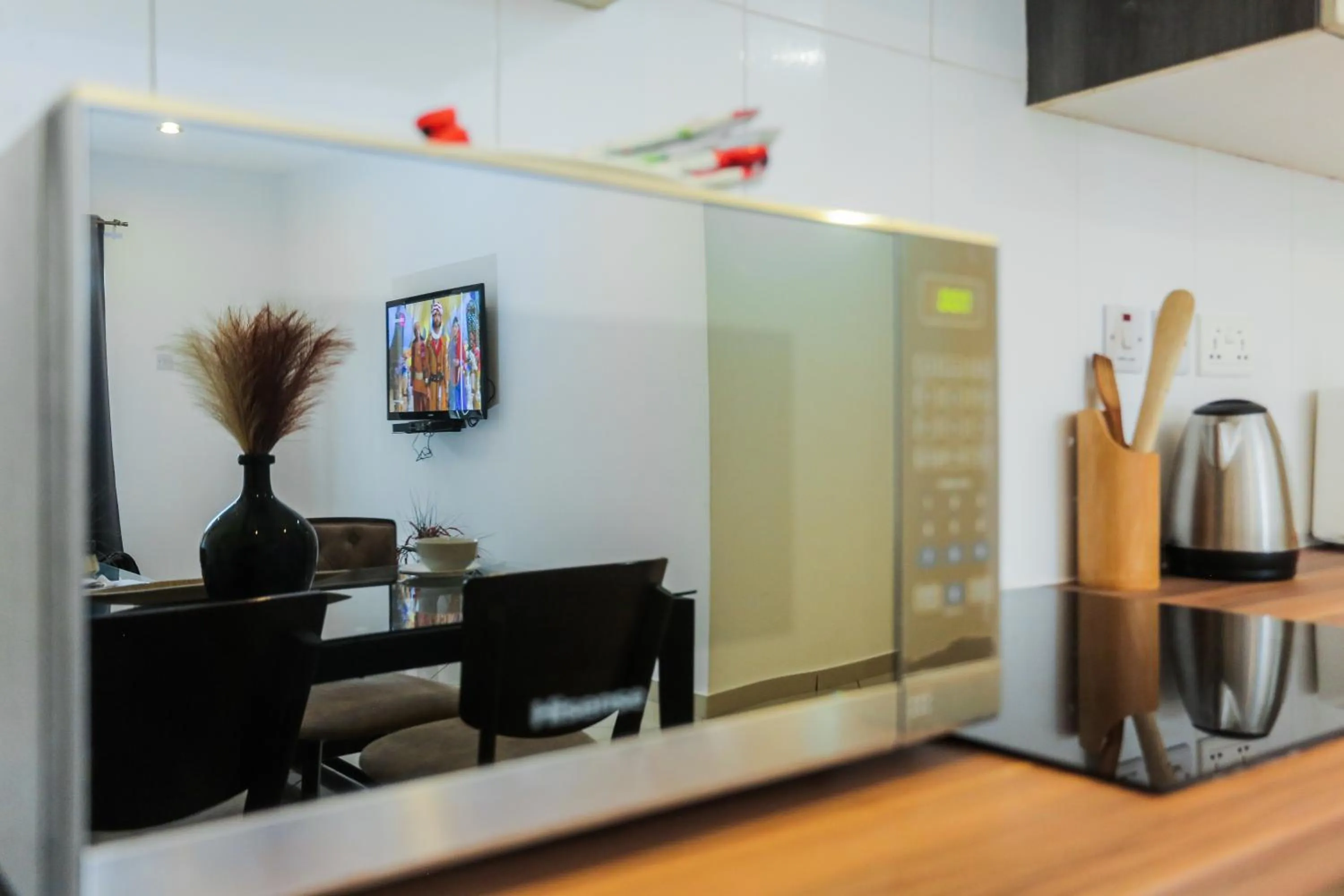 Kitchen or kitchenette in Accra Luxury Apartments at Clifton Place