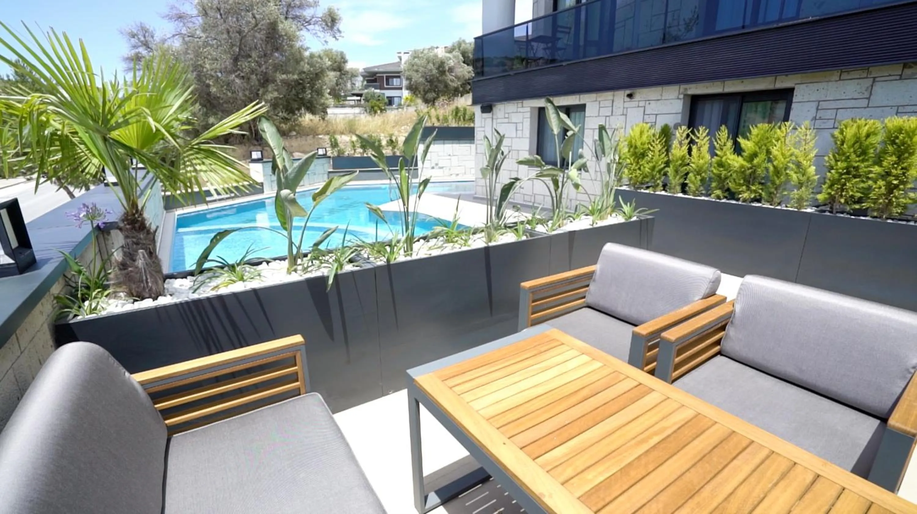 Swimming pool in Ayayorgi Homes