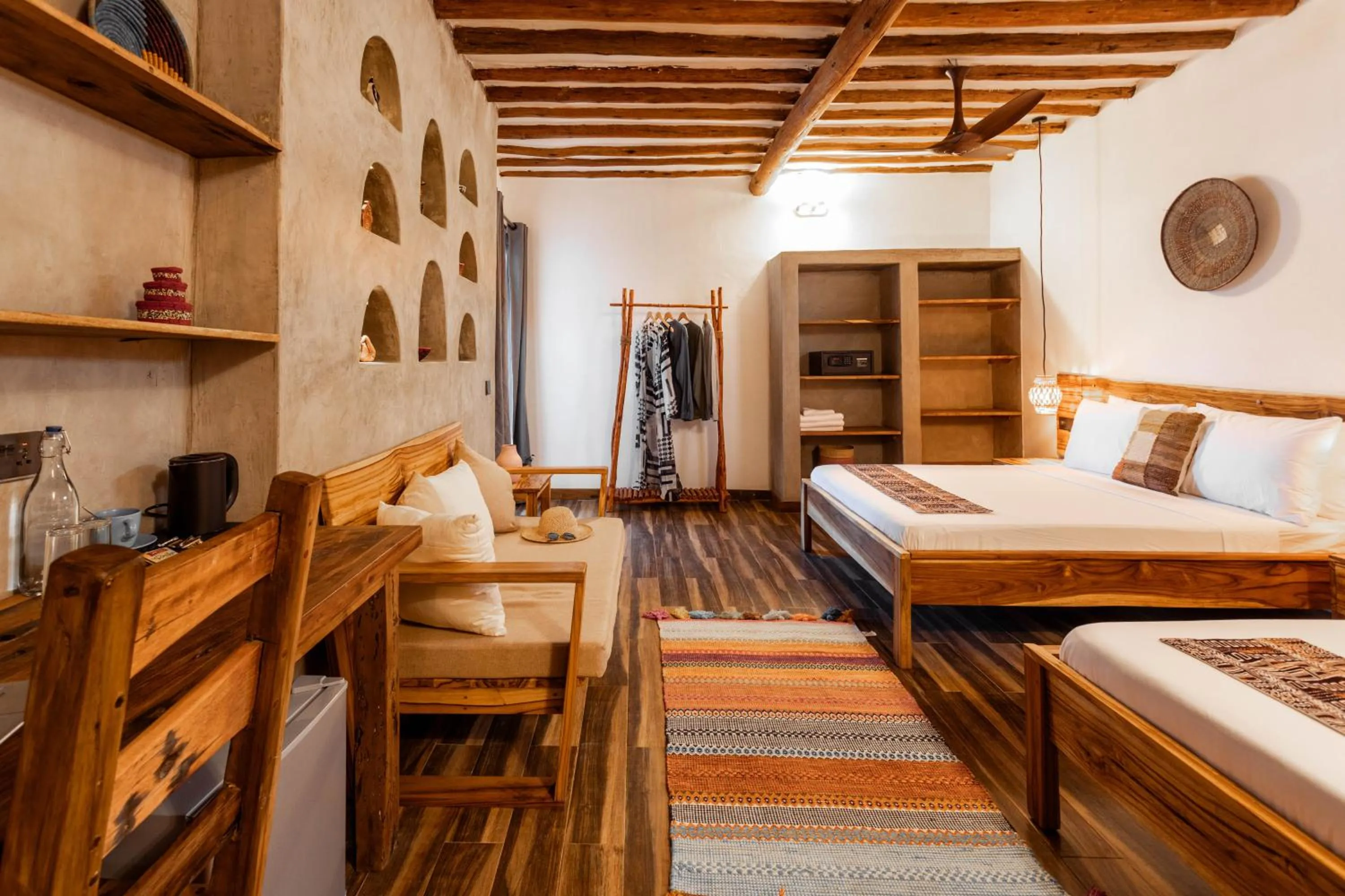 Bed in Casa Ananda Boutique Hotel