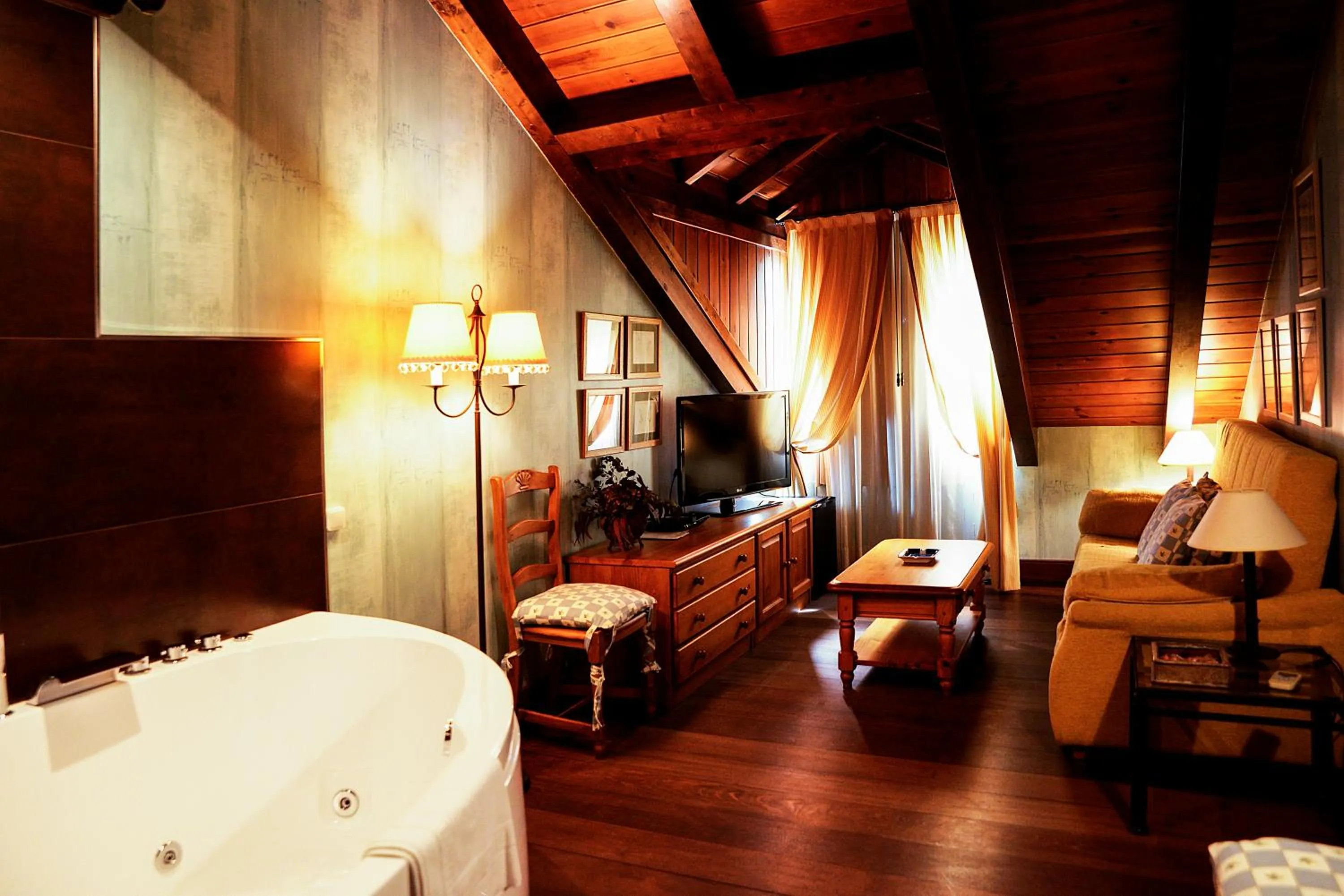 Living room in Hotel Pradas Ordesa