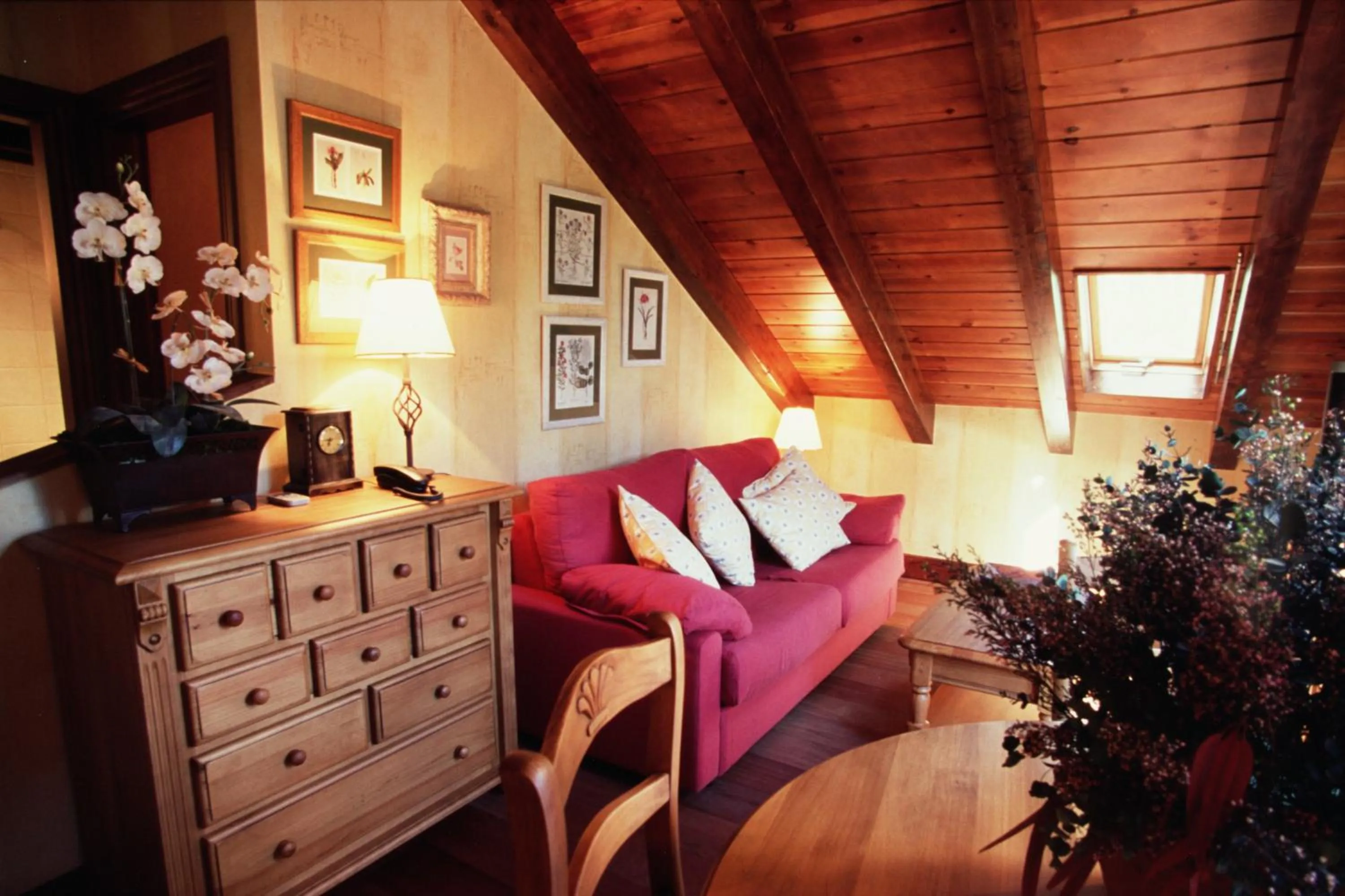Living room in Hotel Pradas Ordesa