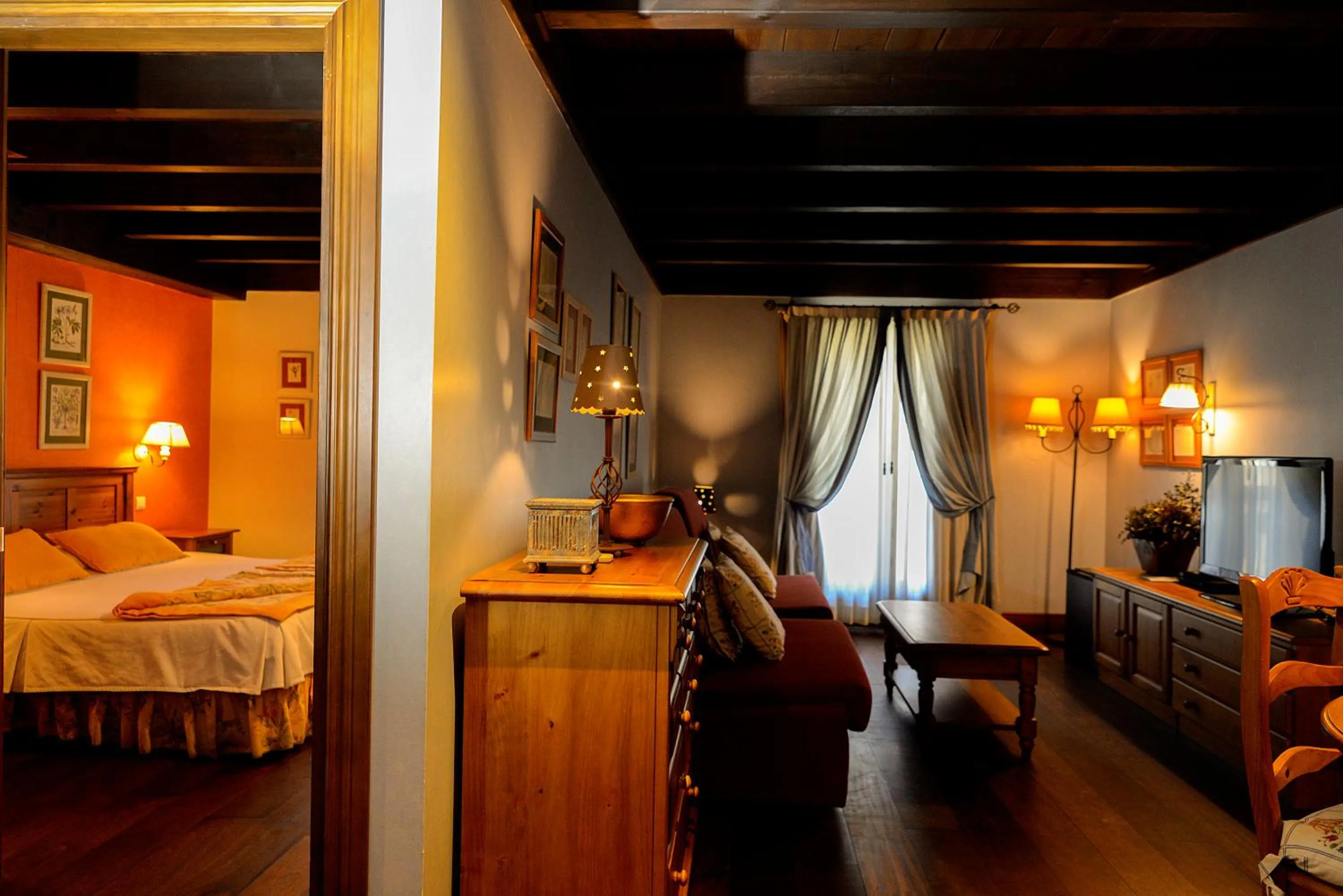 Living room in Hotel Pradas Ordesa