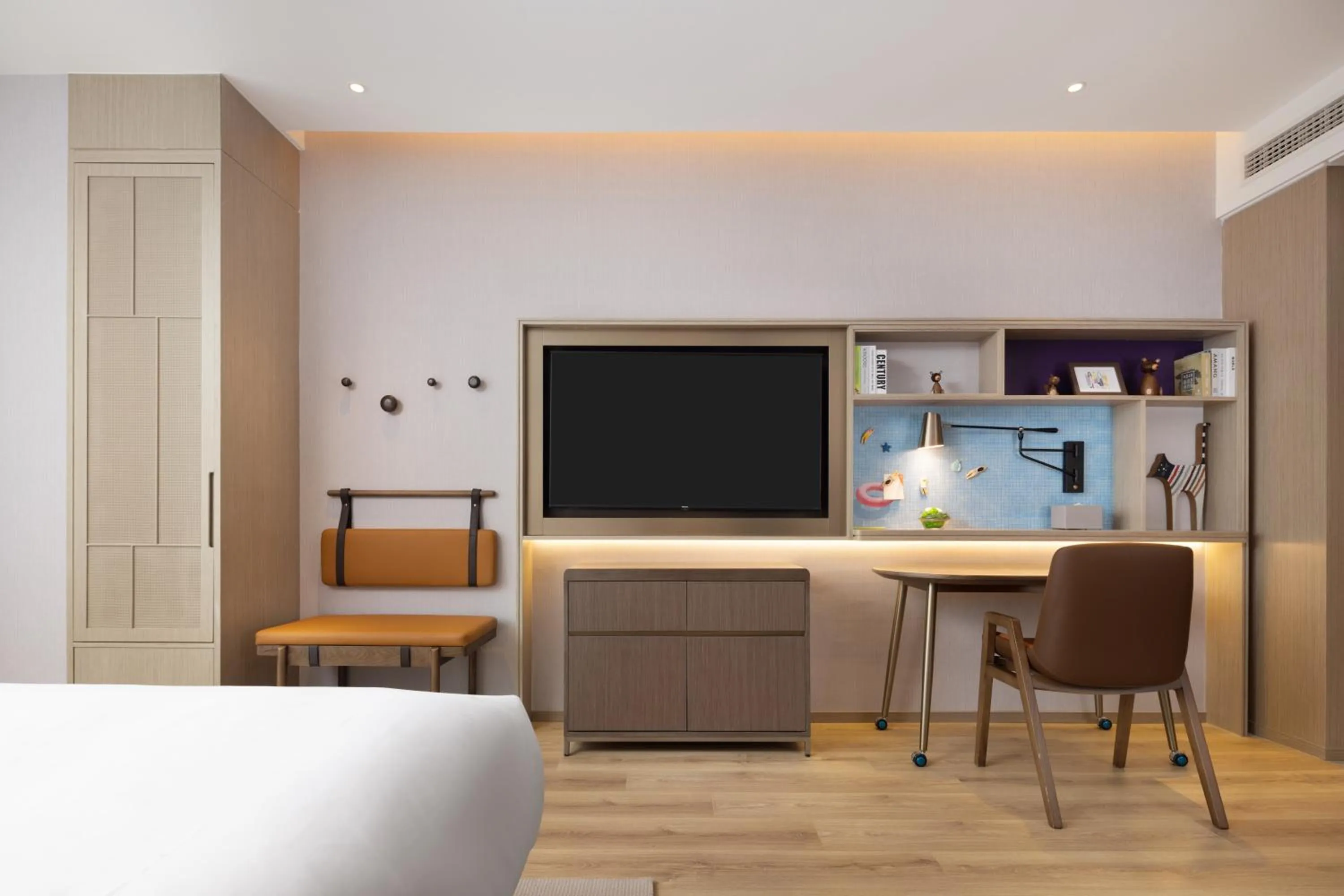 Bed in Home2 Suite by Hilton Hangzhou East Railway Station