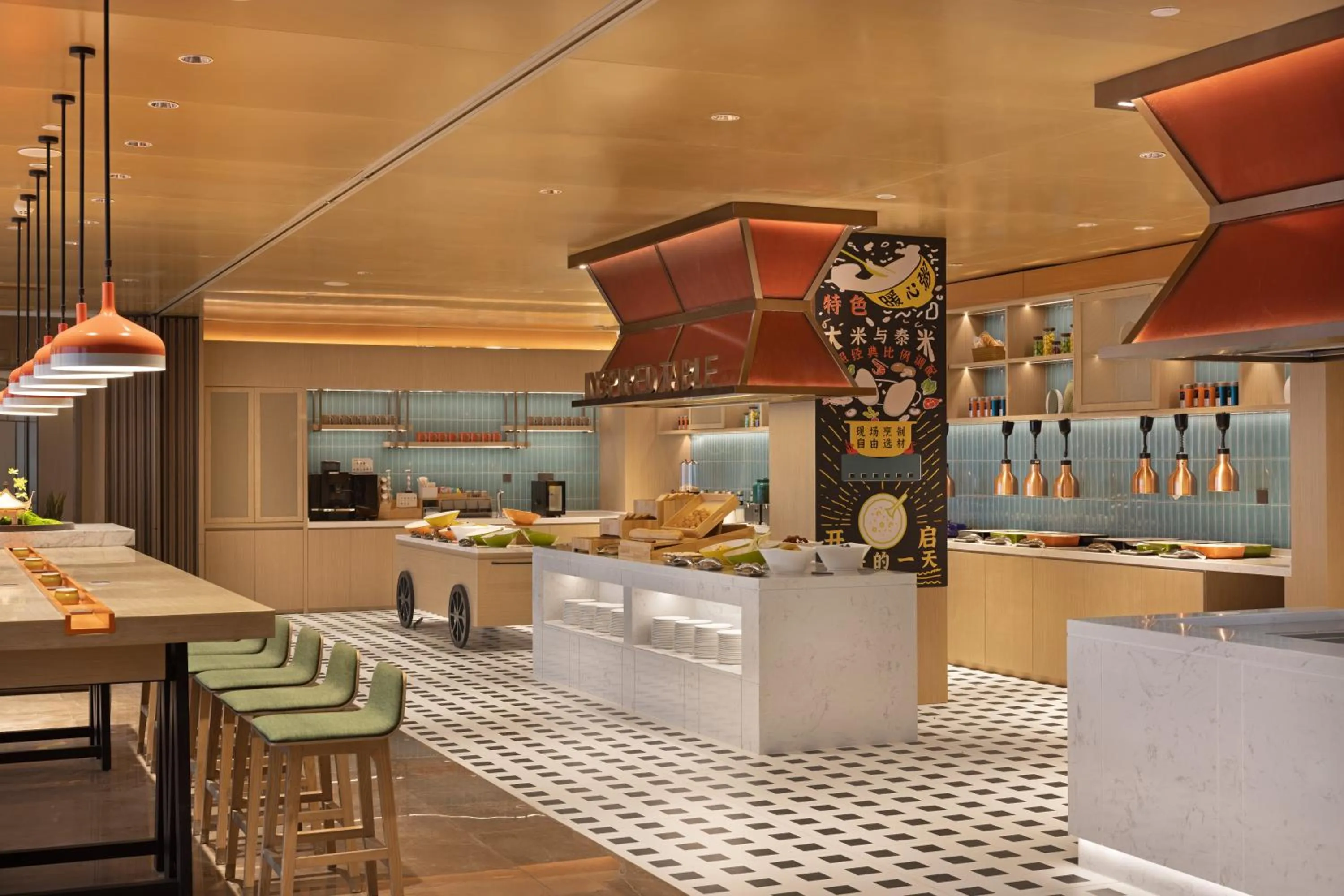 Restaurant/places to eat in Home2 Suite by Hilton Hangzhou East Railway Station