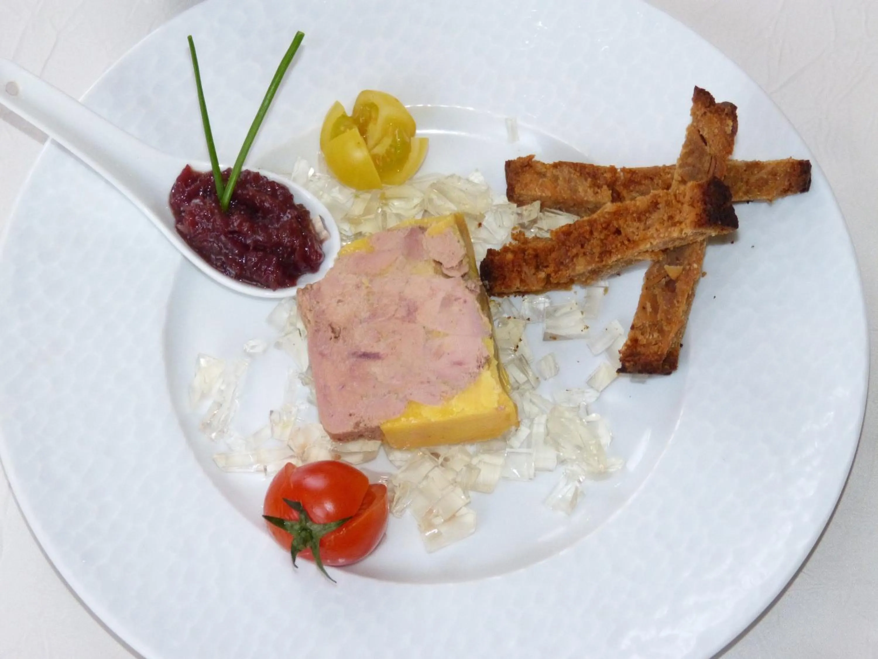 Food close-up in Hôtel Restaurant "Le Relais"