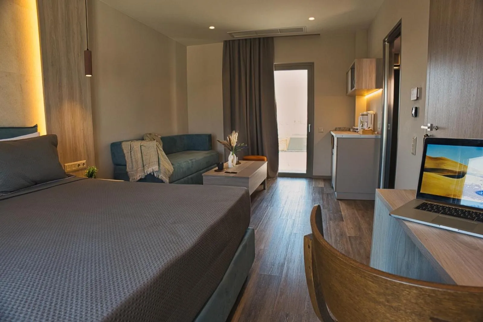 Bed in Wellnest Hotel