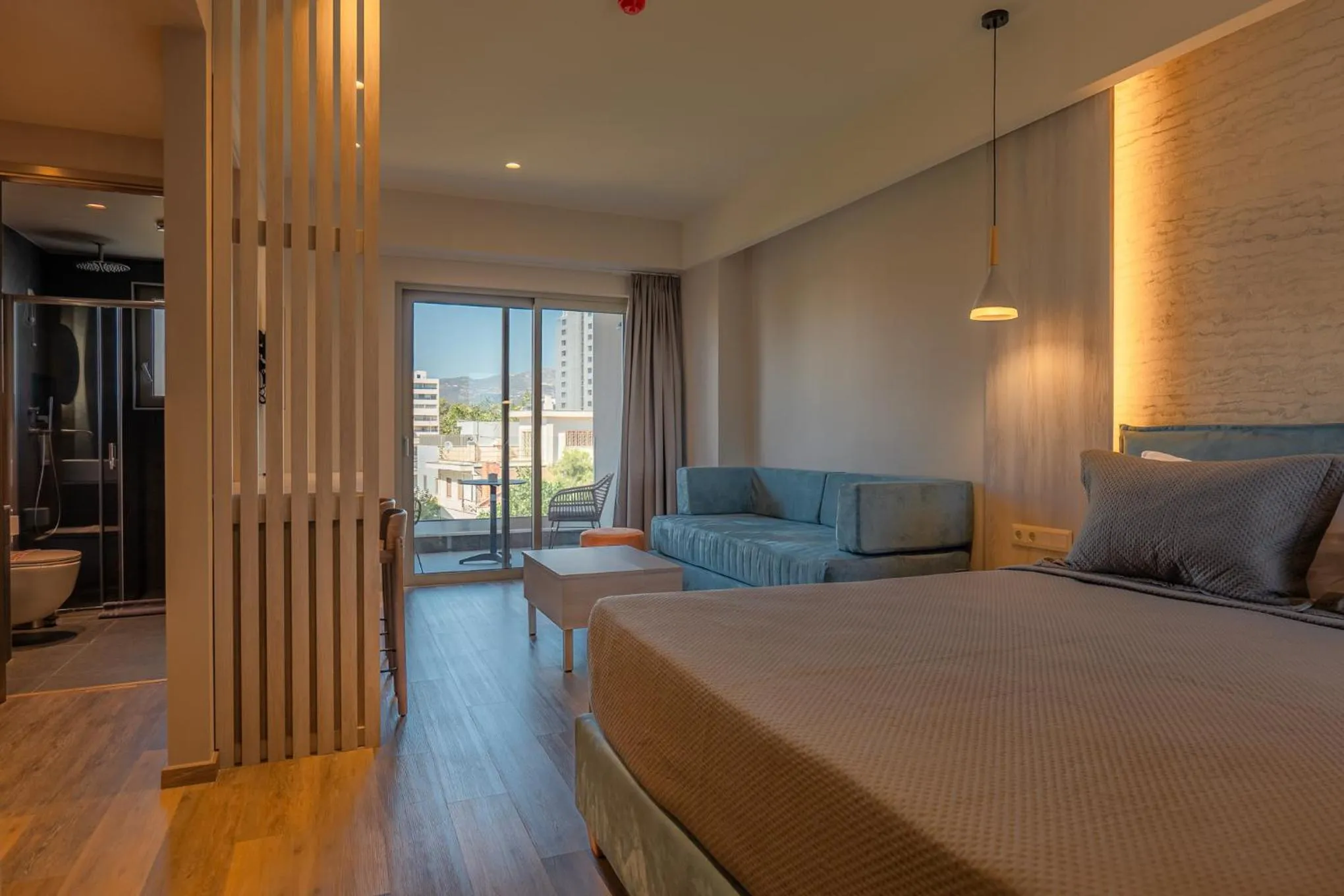 Bed in Wellnest Hotel