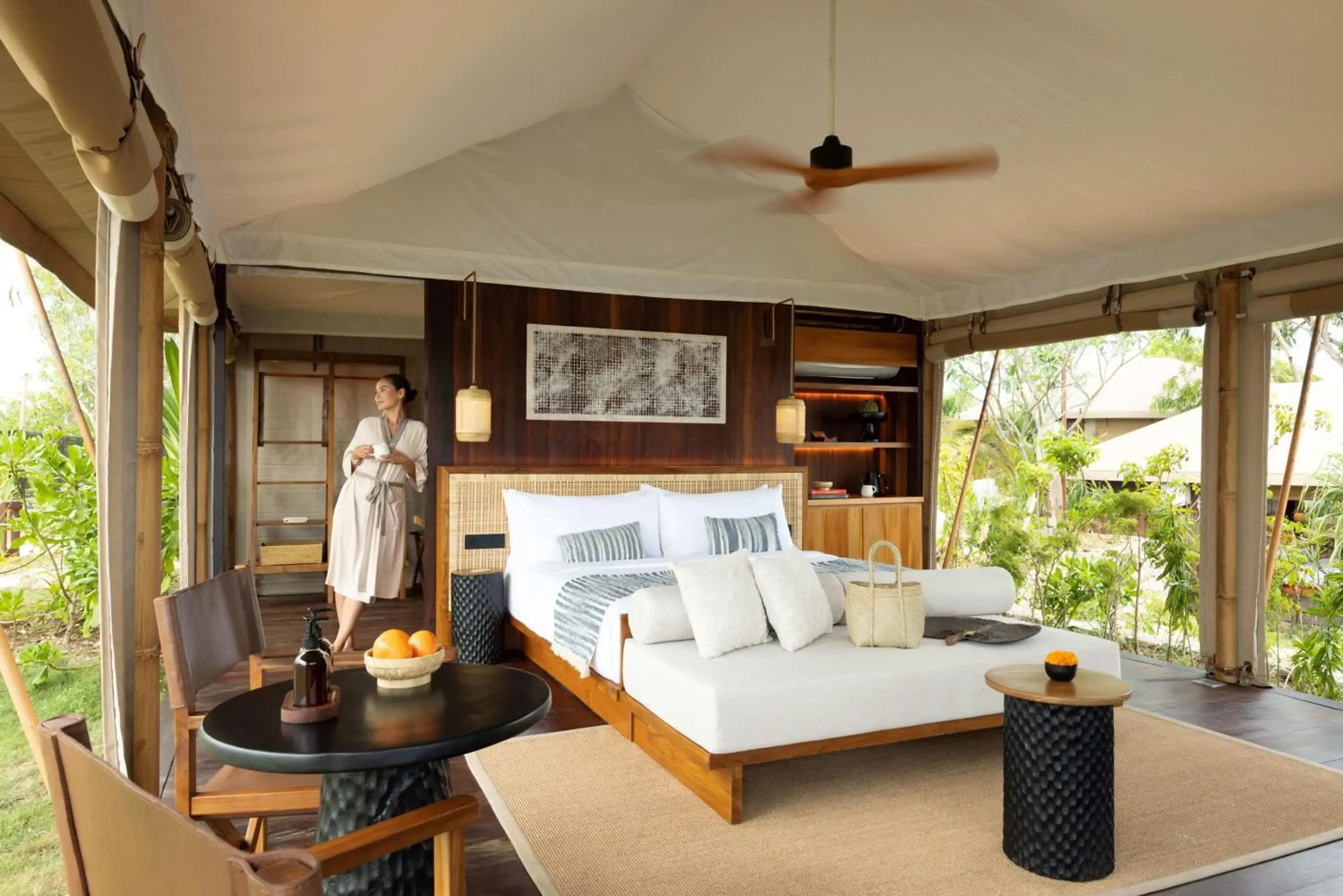 Bed in ARNA Suites and Ocean Lounge Bed in ARNA Suites and Ocean Lounge