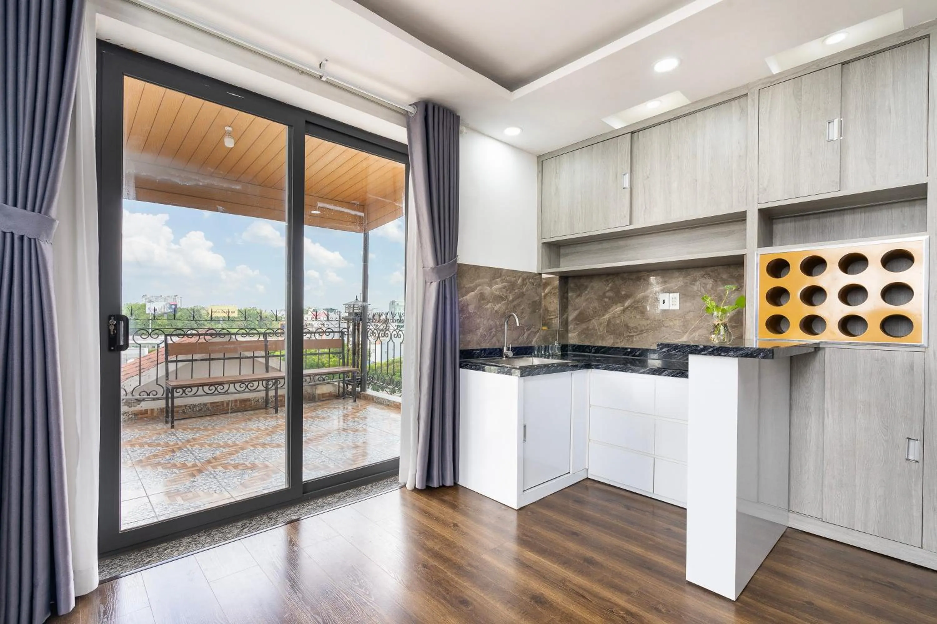 Kitchen or kitchenette in Value Hotel