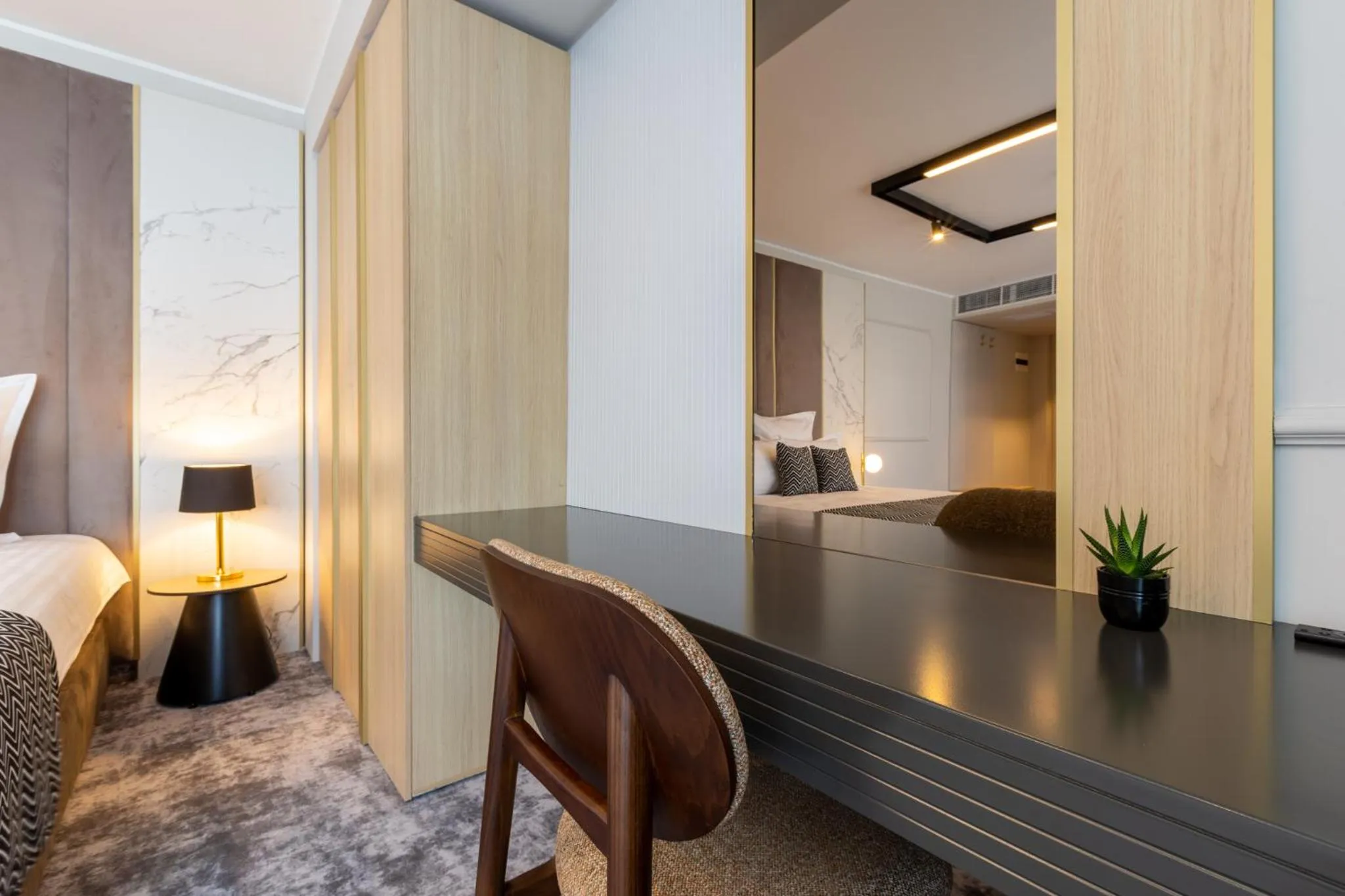 Bed in Hotel Lupa by Bueno