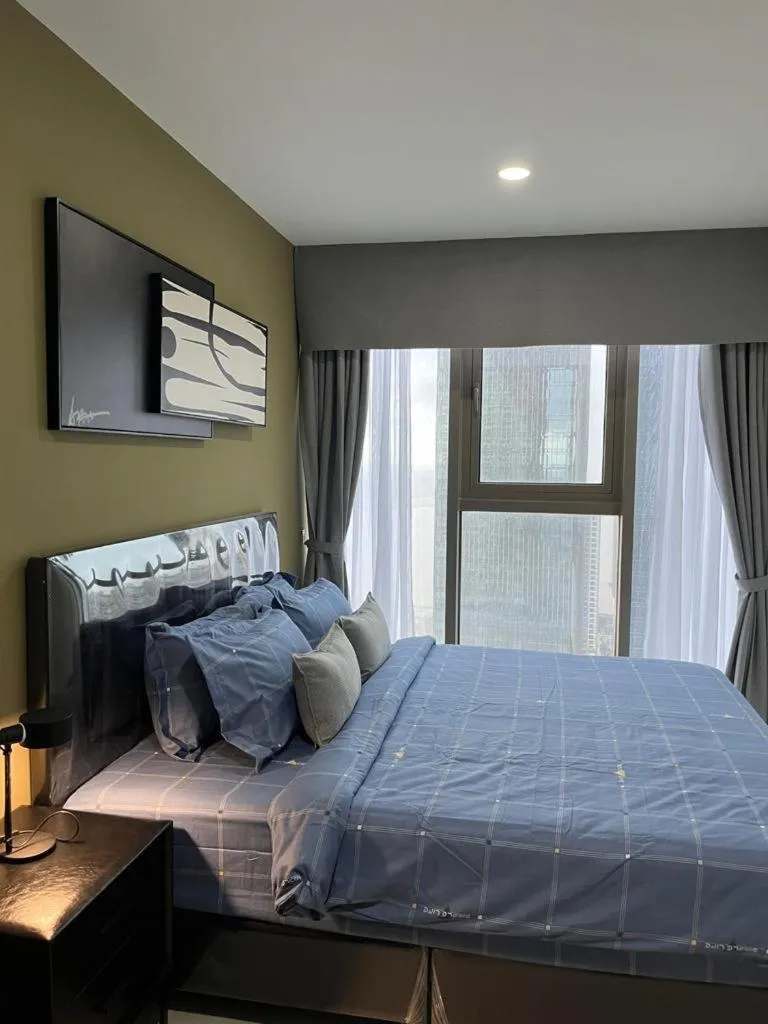 Bed in The PeAk Residence, Multi-Apartment by Emma