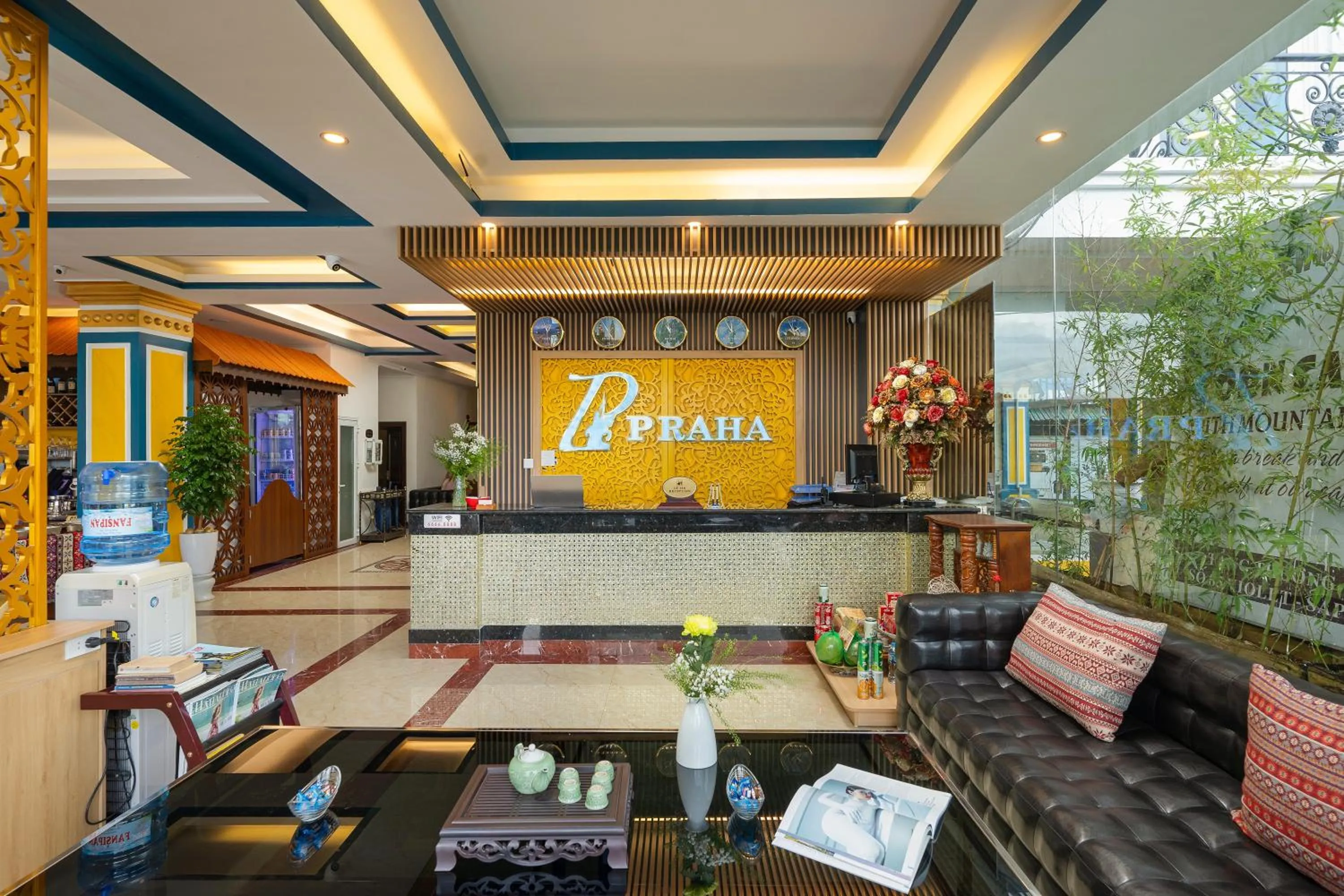 Lobby or reception in Sapa Praha Hotel