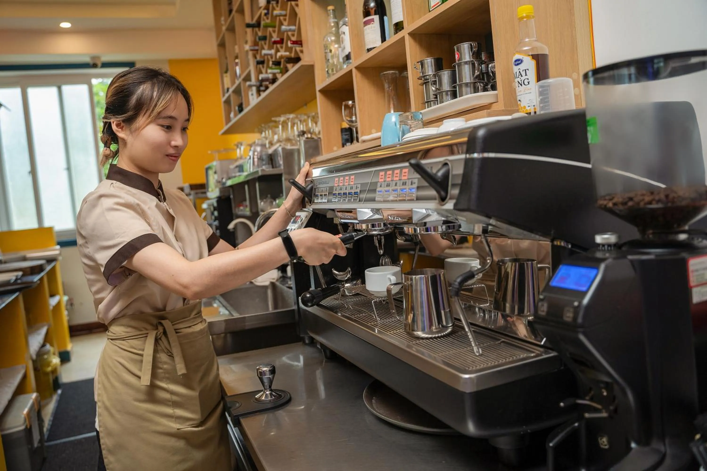 Restaurant/places to eat in Sapa Praha Hotel