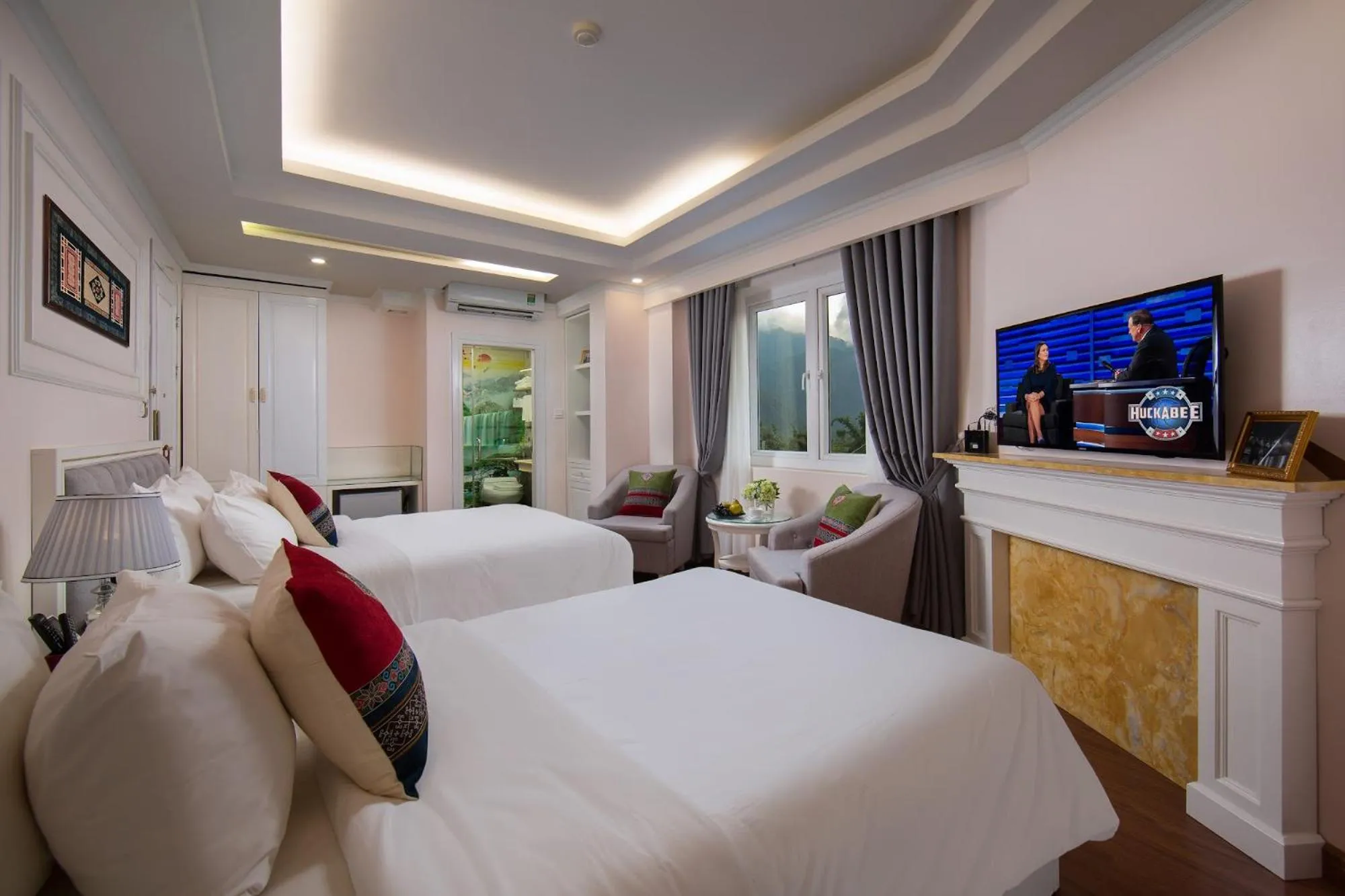 Bed in Sapa Praha Hotel