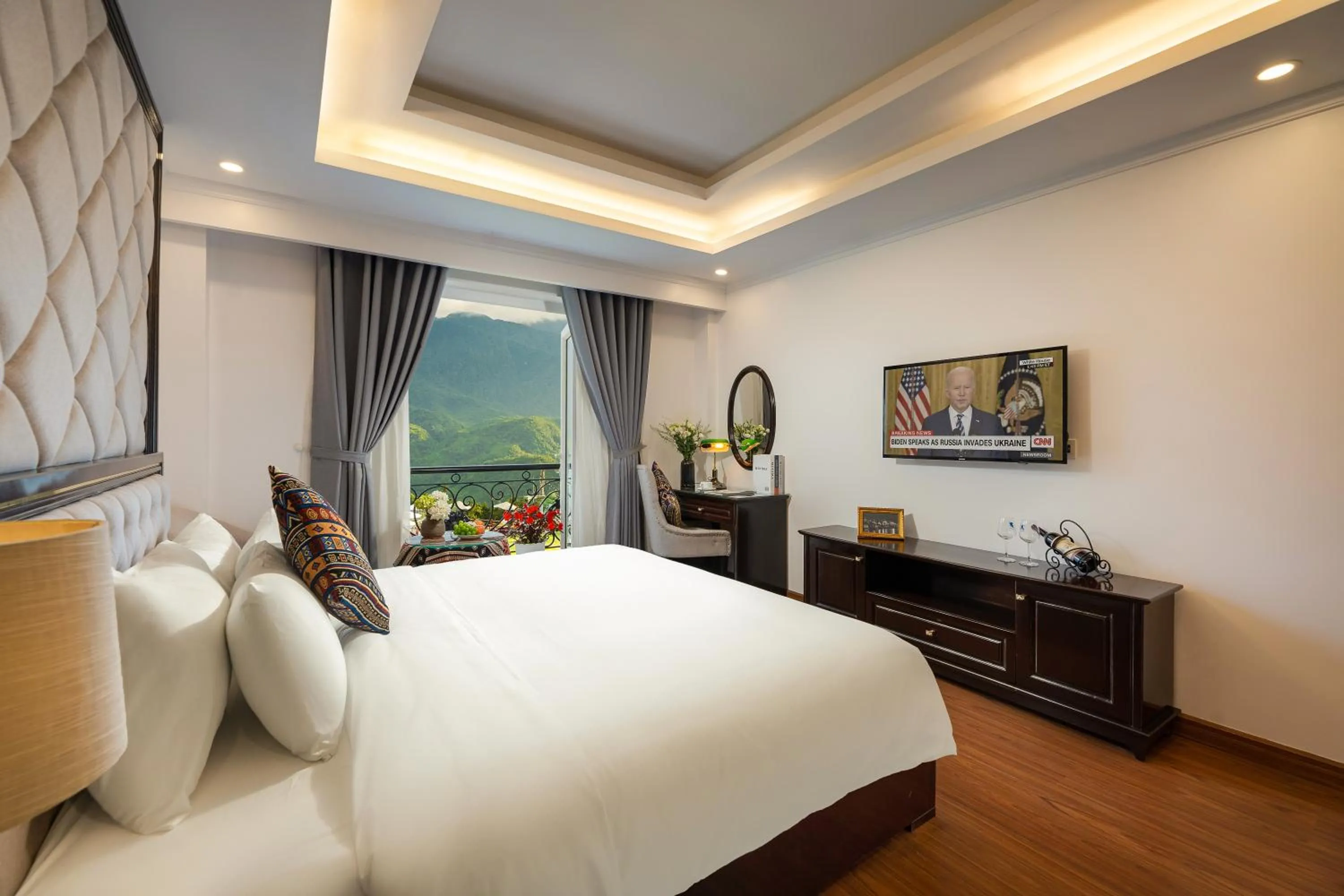 Bed in Sapa Praha Hotel