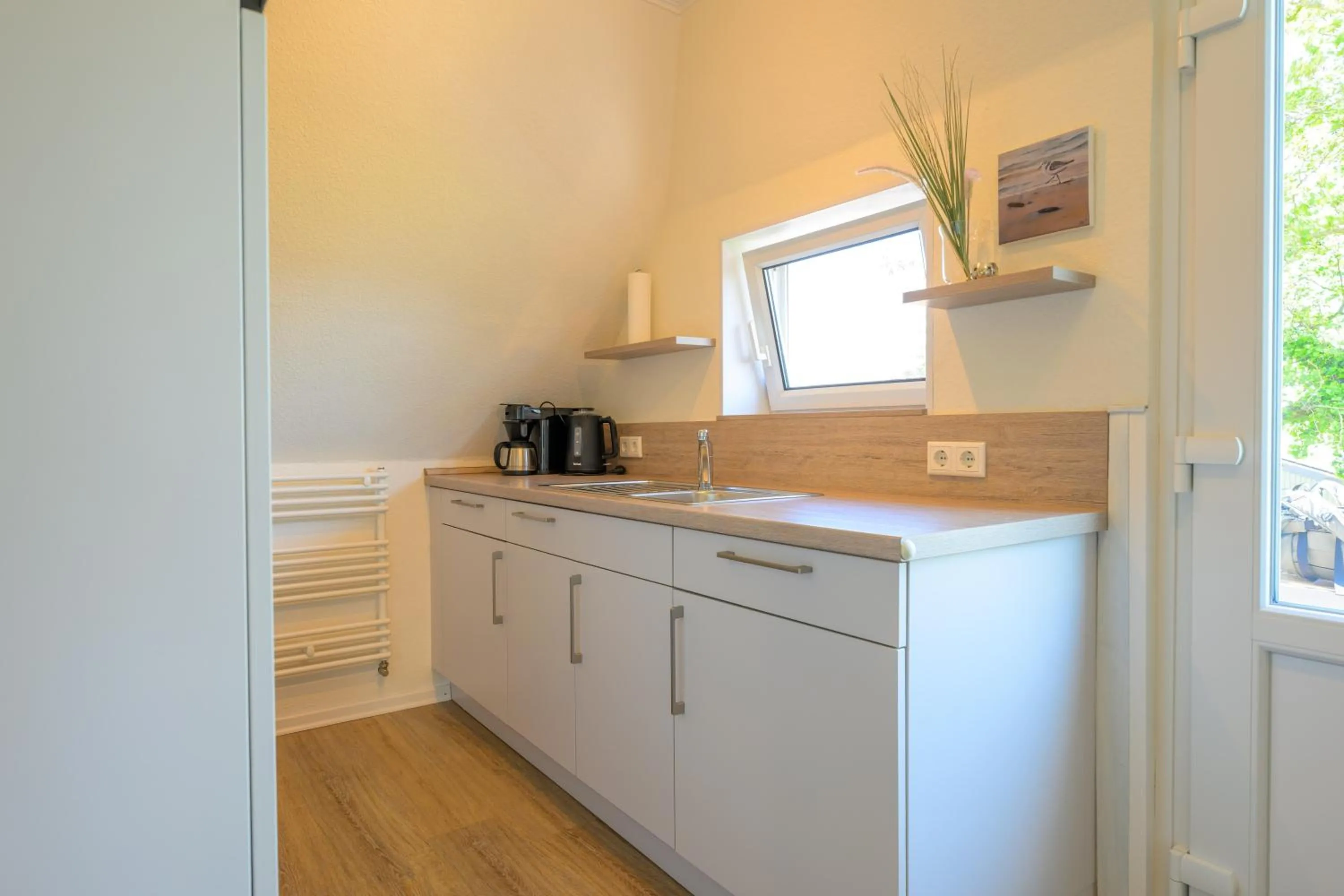 Kitchen or kitchenette in Ferienhof Harrsen